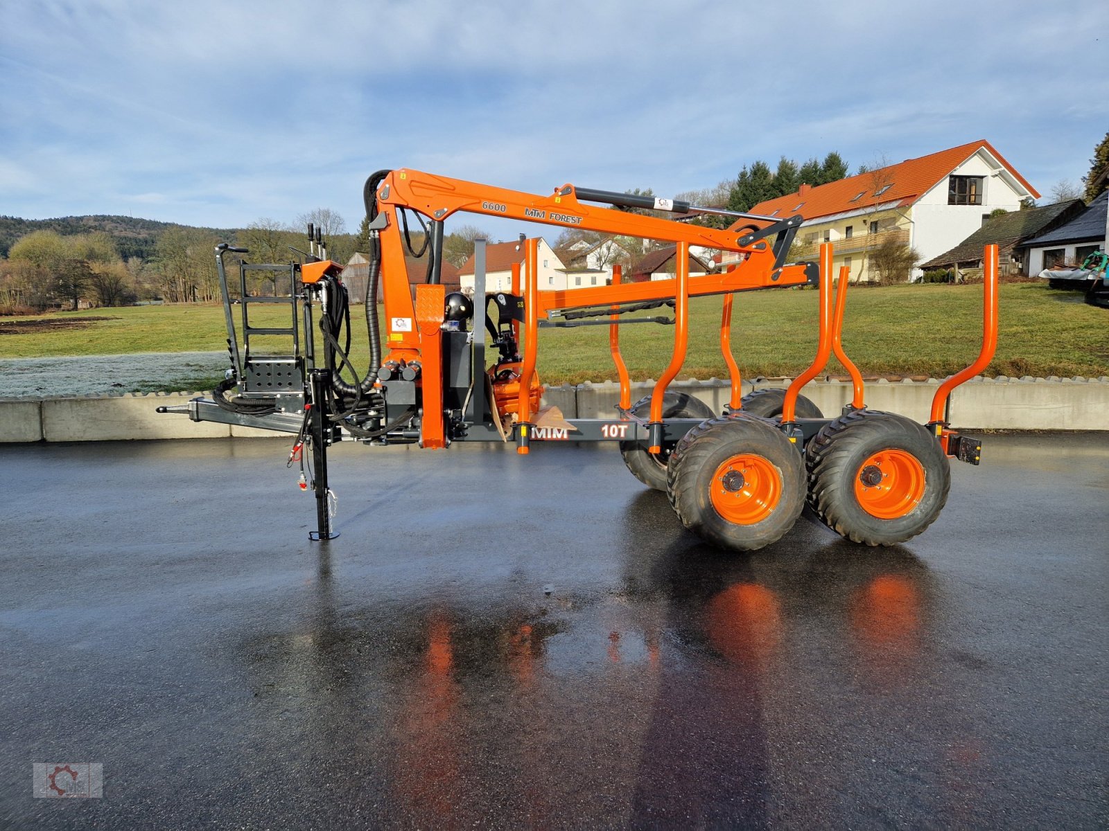 Rückewagen & Rückeanhänger от тип MTM 10TX 6,6m Kran Rückewagen, Neumaschine в Tiefenbach (Снимка 12)