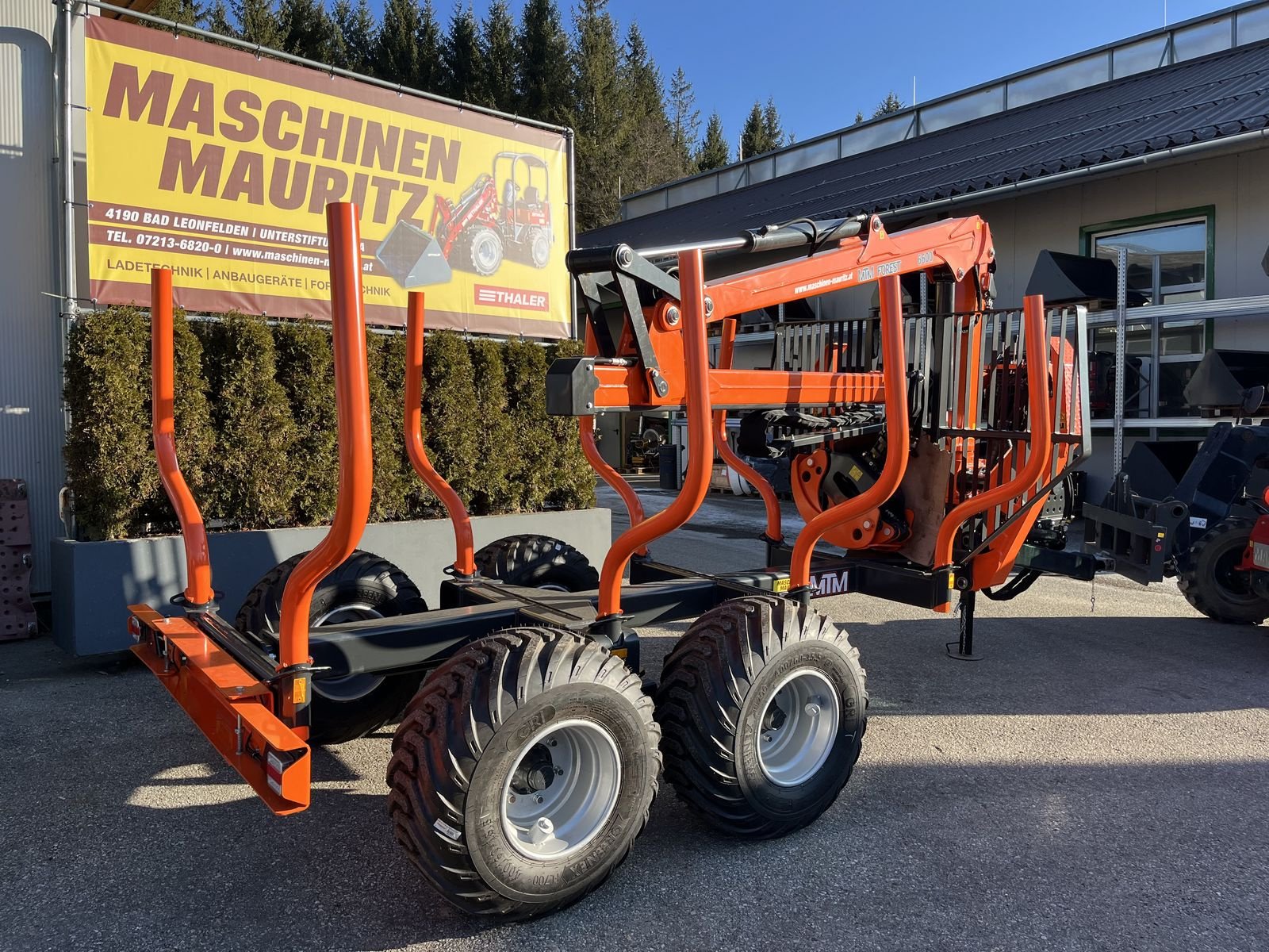 Rückewagen & Rückeanhänger typu MTM 10TX S60 mit MTM 7100 Kran, Gebrauchtmaschine v Bad Leonfelden (Obrázek 8)