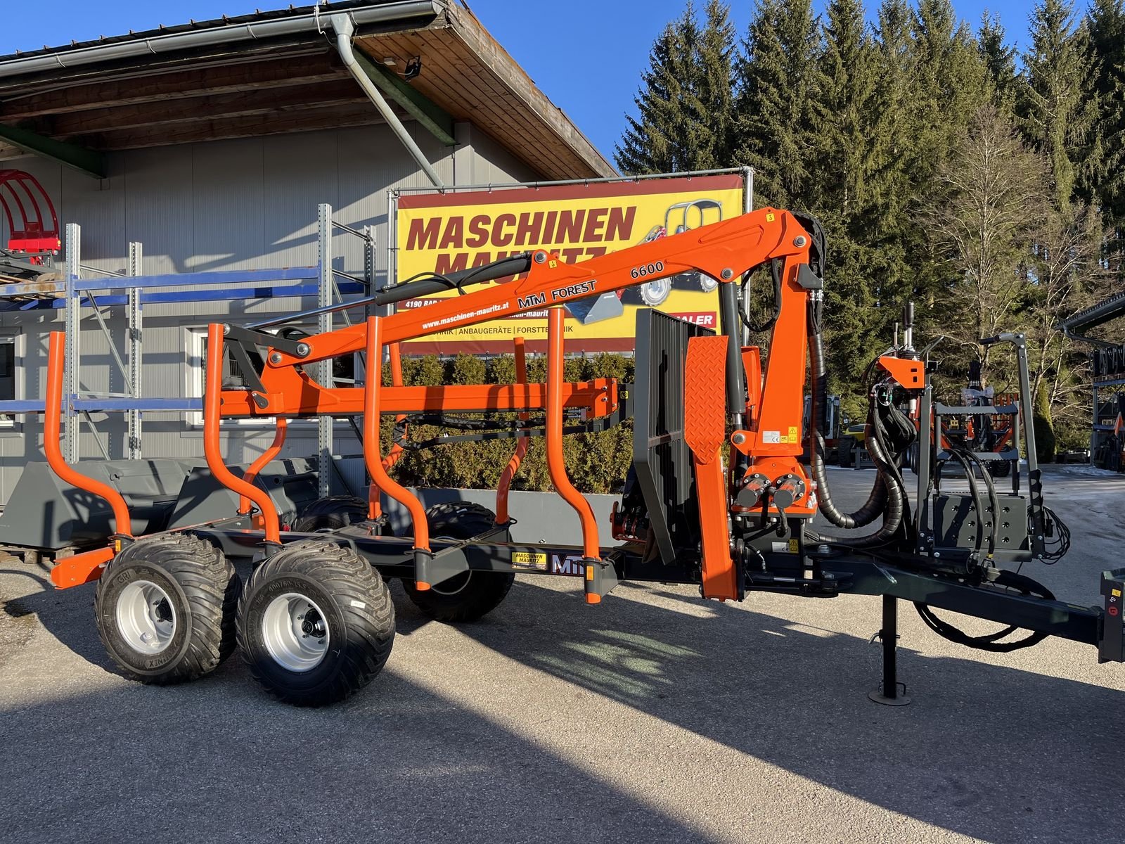 Rückewagen & Rückeanhänger typu MTM 10TX S60 mit MTM 7100 Kran, Gebrauchtmaschine v Bad Leonfelden (Obrázek 1)