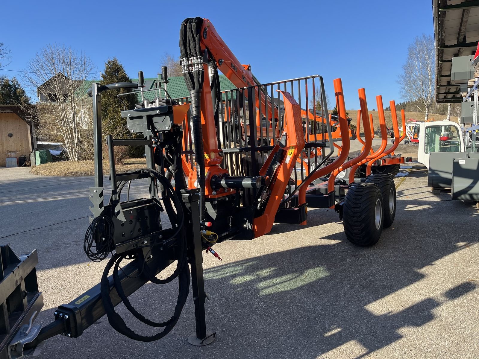 Rückewagen & Rückeanhänger typu MTM 10TX S60 mit MTM 7100 Kran, Gebrauchtmaschine v Bad Leonfelden (Obrázek 7)