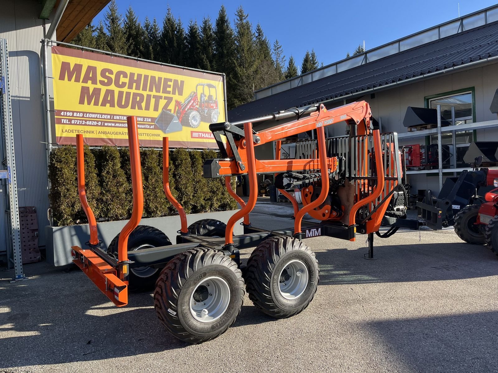 Rückewagen & Rückeanhänger typu MTM 10TX S60 mit MTM 7100 Kran, Gebrauchtmaschine v Bad Leonfelden (Obrázek 3)