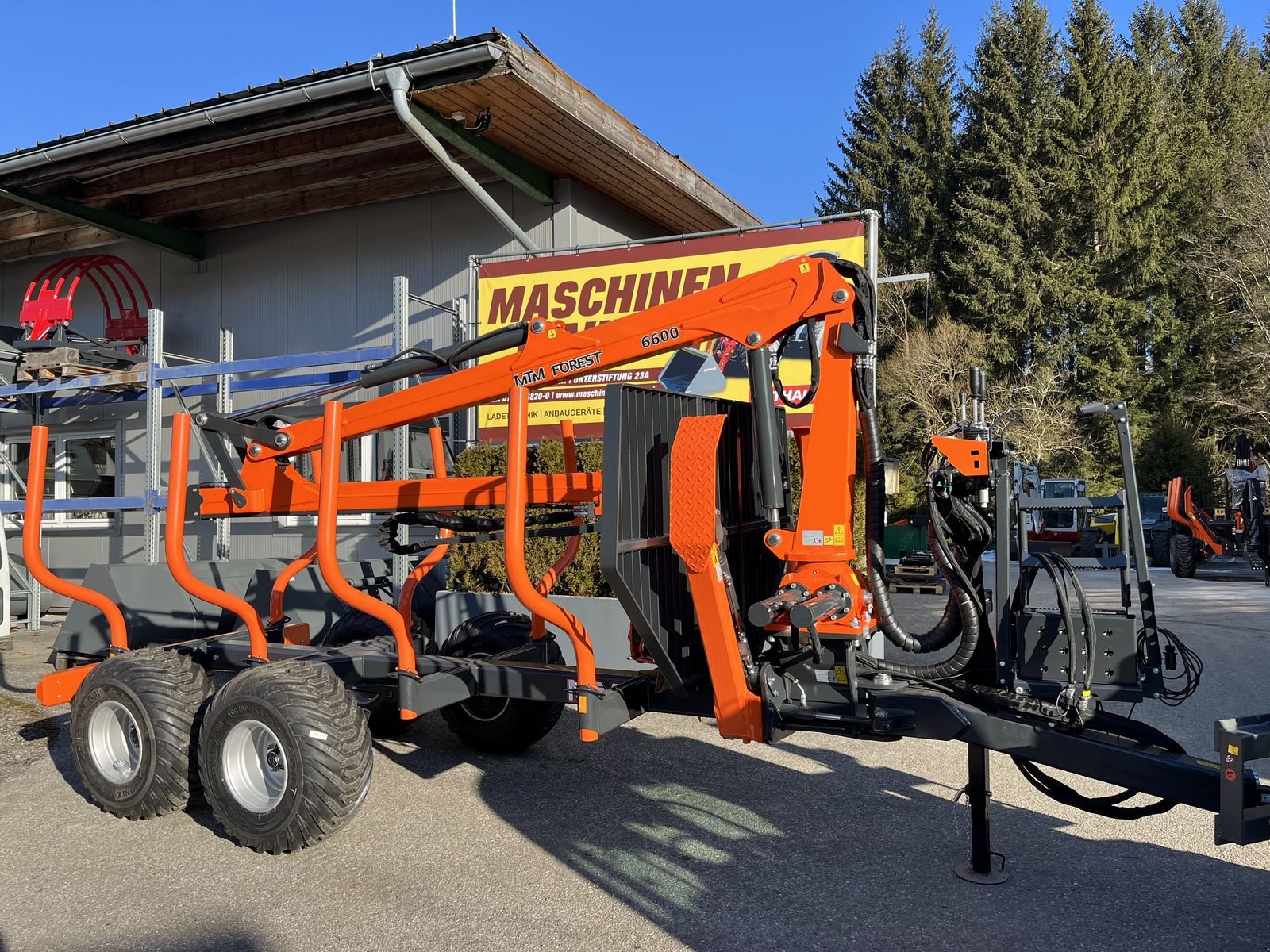 Rückewagen & Rückeanhänger typu MTM 10TX S60 mit MTM 7100 Kran, Gebrauchtmaschine v Bad Leonfelden (Obrázek 2)