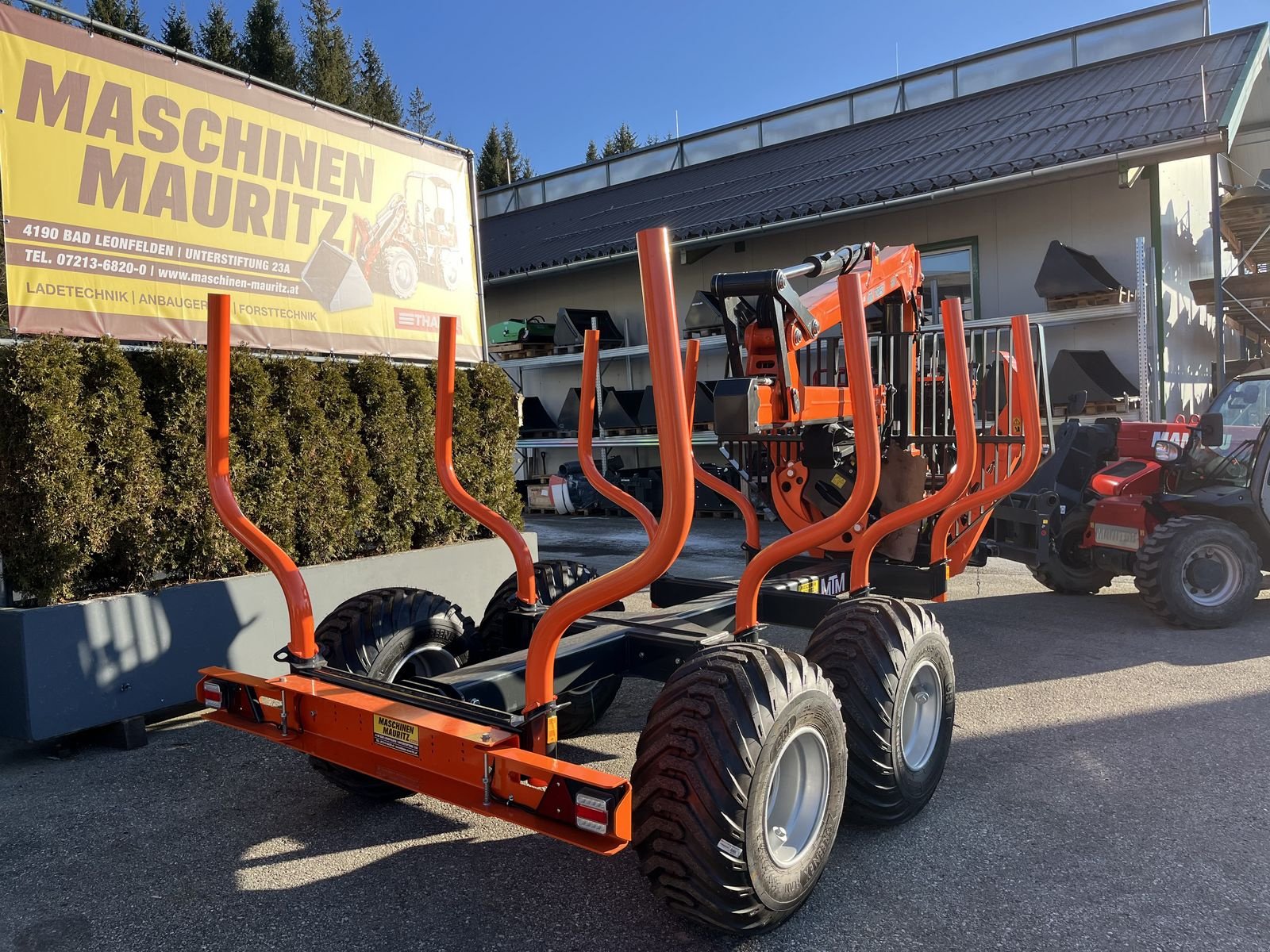 Rückewagen & Rückeanhänger typu MTM 10TX S60 mit MTM 7100 Kran, Gebrauchtmaschine v Bad Leonfelden (Obrázek 9)