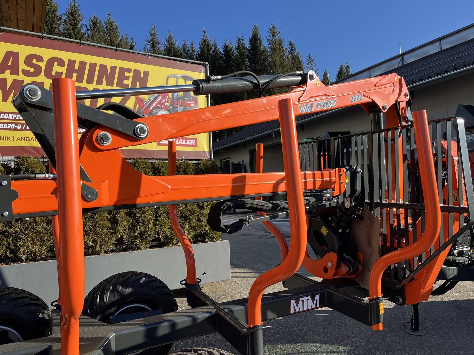 Rückewagen & Rückeanhänger typu MTM 10TX S60 mit MTM 7100 Kran, Gebrauchtmaschine v Bad Leonfelden (Obrázek 4)