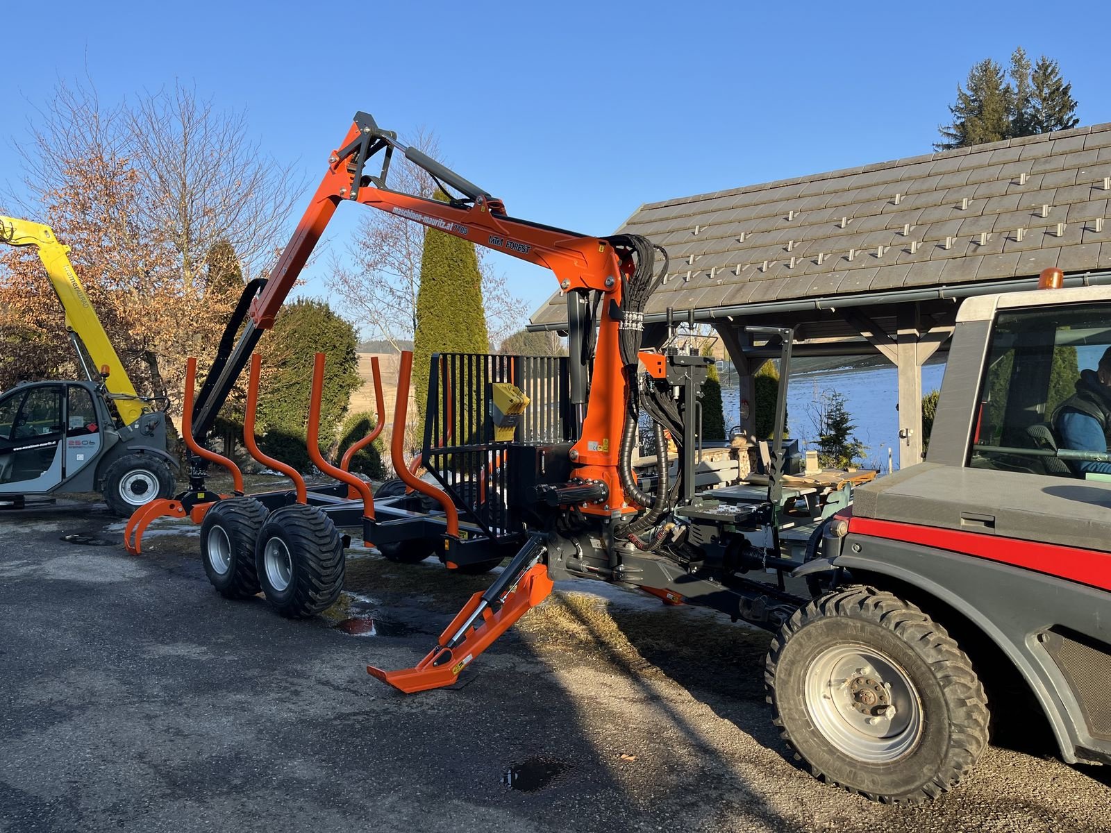 Rückewagen & Rückeanhänger του τύπου MTM 10TX S60 mit MTM 7100 Kran, Neumaschine σε Bad Leonfelden (Φωτογραφία 5)