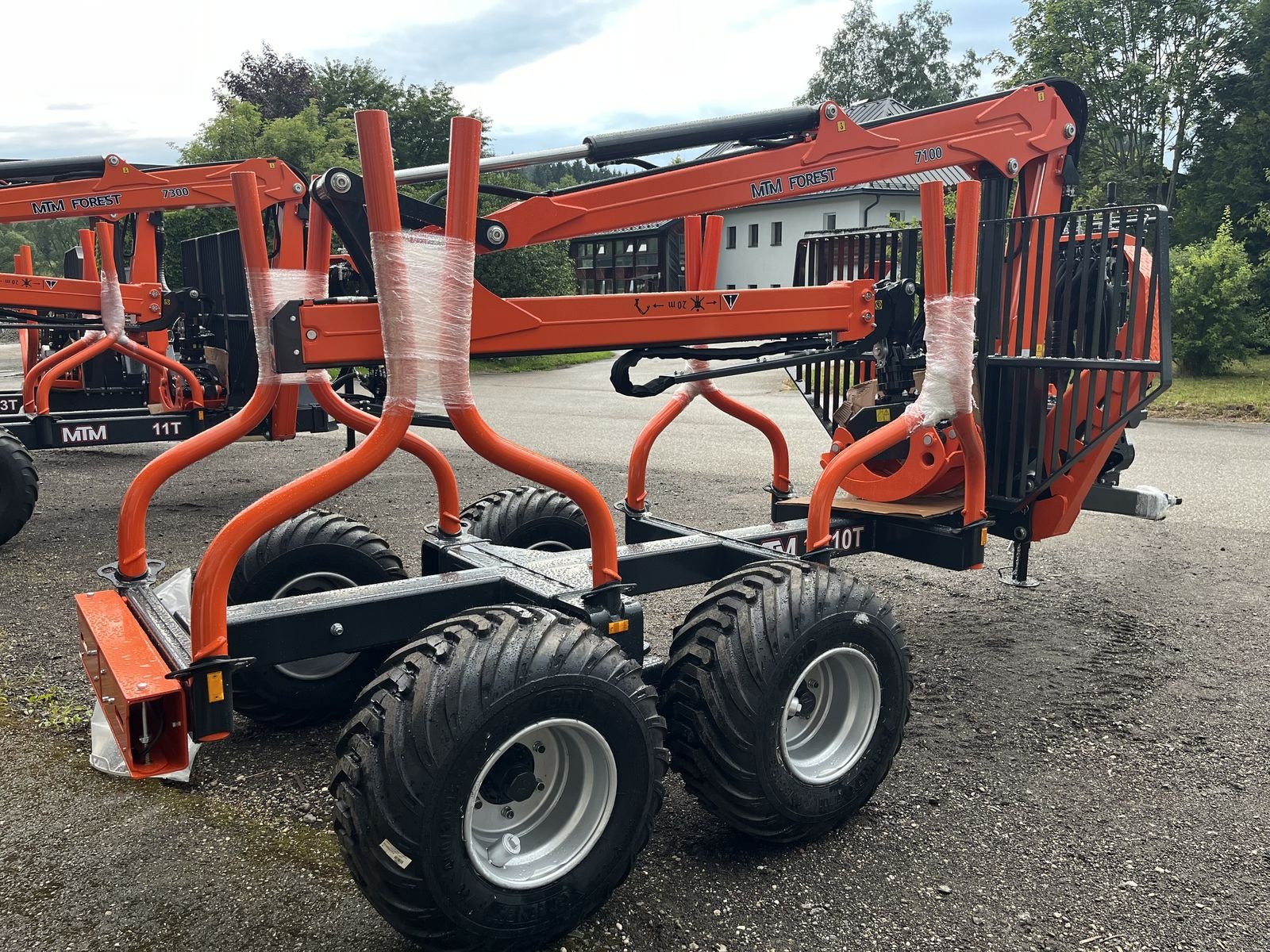 Rückewagen & Rückeanhänger του τύπου MTM 10TX S60 mit MTM 7100 Kran, Neumaschine σε Bad Leonfelden (Φωτογραφία 9)