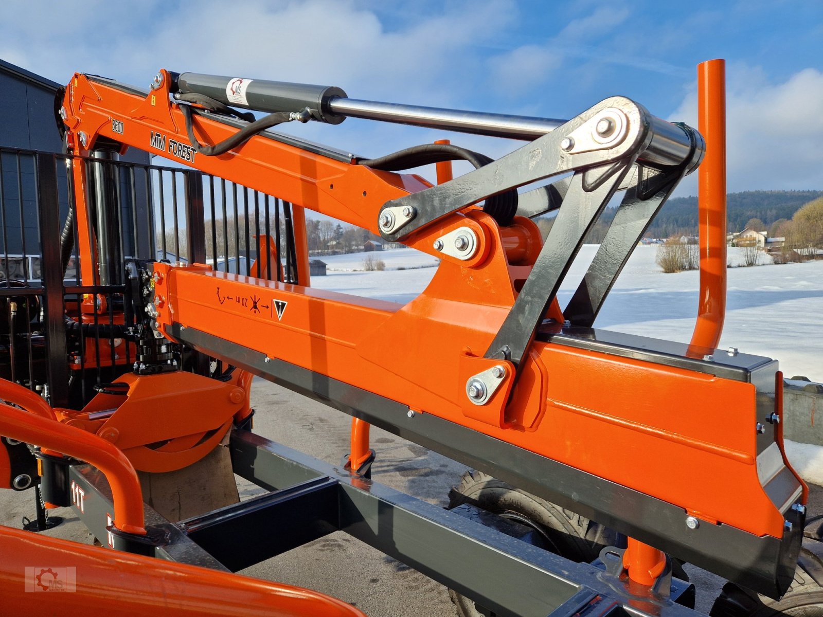 Rückewagen & Rückeanhänger typu MTM 11T 11to 9,20m Kran Autec Funksteuerung Druckluft, Neumaschine v Tiefenbach (Obrázek 20)