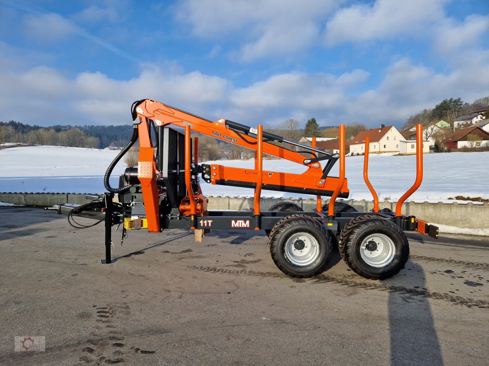 Rückewagen & Rückeanhänger typu MTM 11T 11to 9,20m Kran Autec Funksteuerung Druckluft, Neumaschine v Tiefenbach (Obrázek 21)