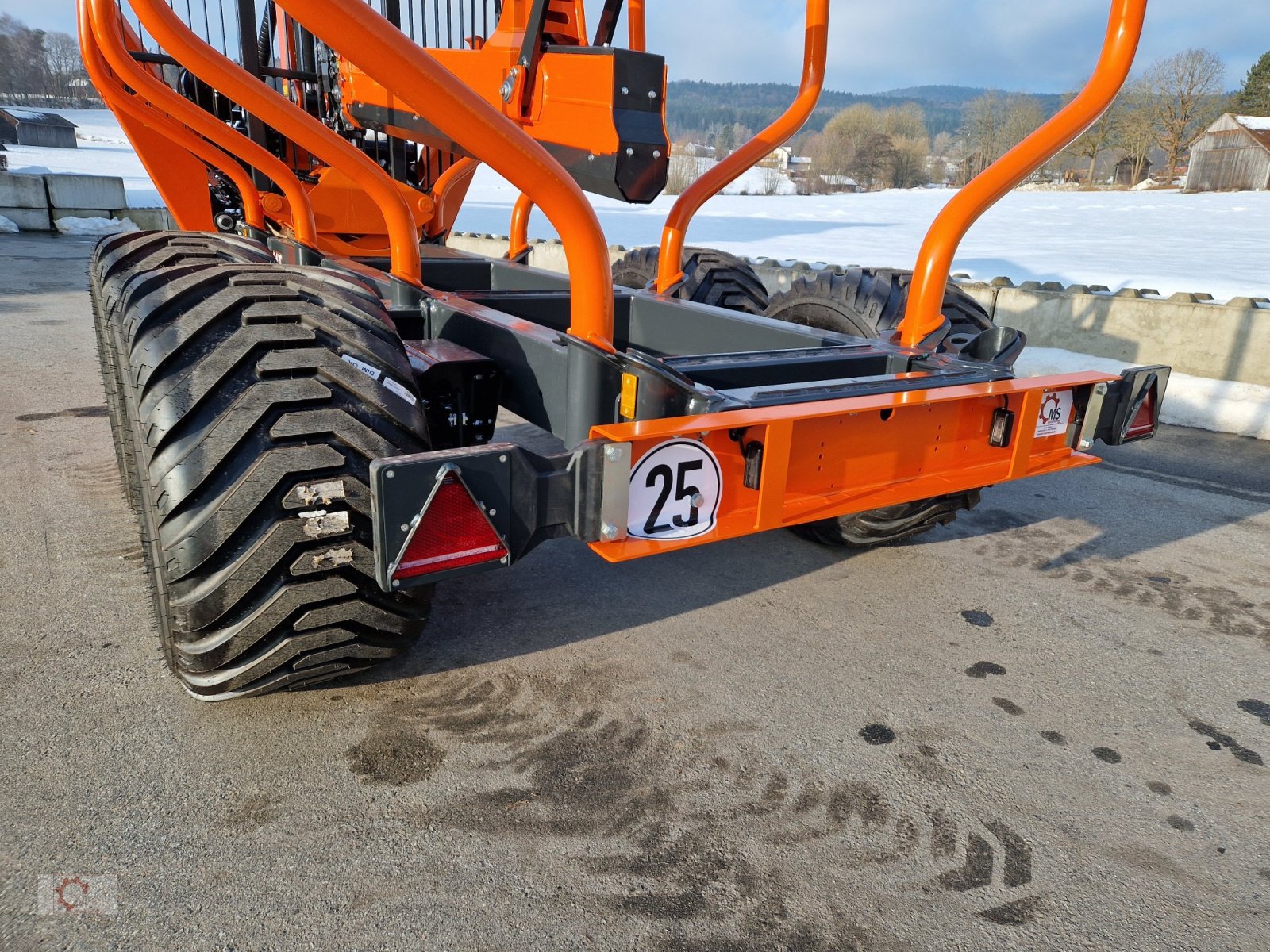 Rückewagen & Rückeanhänger typu MTM 11T 11to 9,20m Kran Autec Funksteuerung Druckluft, Neumaschine v Tiefenbach (Obrázek 24)