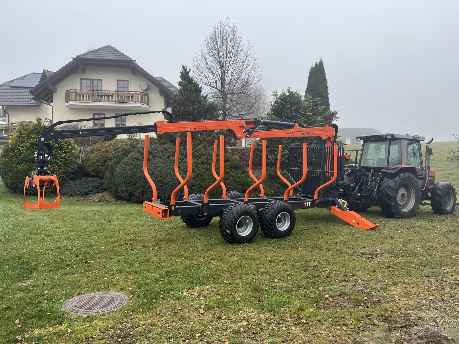 Rückewagen & Rückeanhänger типа MTM 11T mit 7100 Kran, Neumaschine в Bad Leonfelden (Фотография 5)