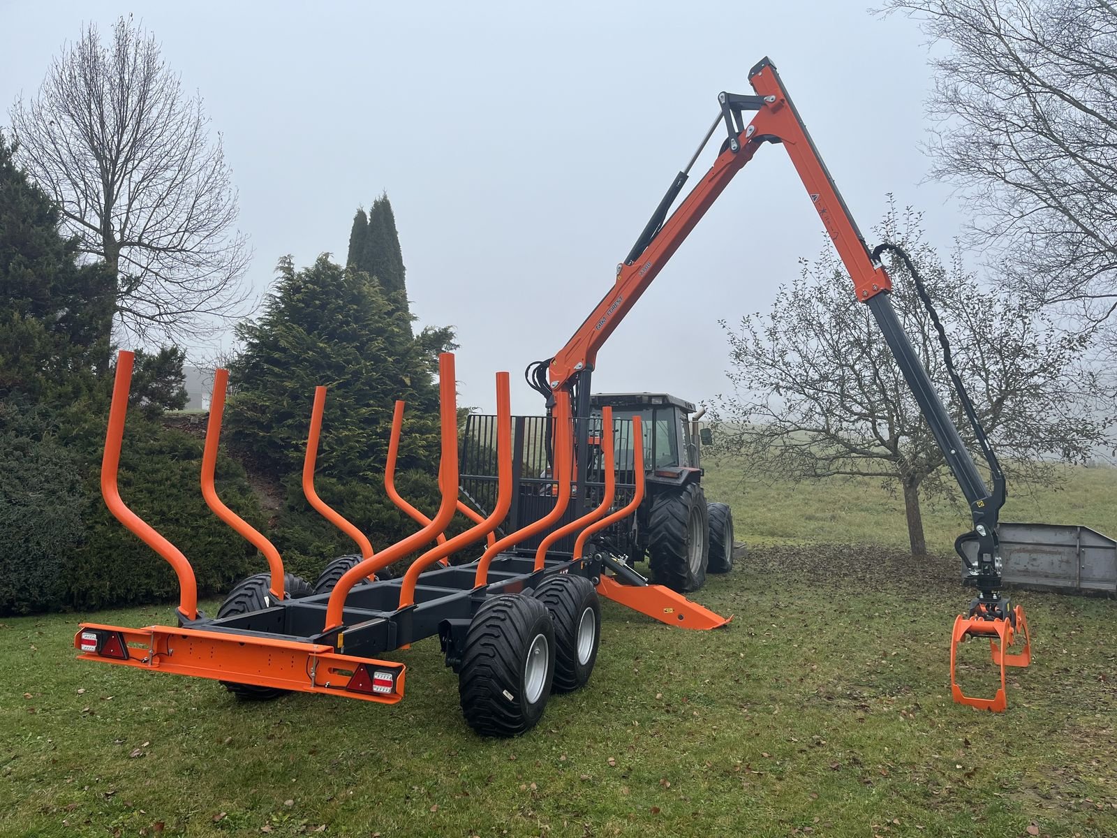 Rückewagen & Rückeanhänger a típus MTM 11T mit MTM 7100 Kran, Neumaschine ekkor: Bad Leonfelden (Kép 9)