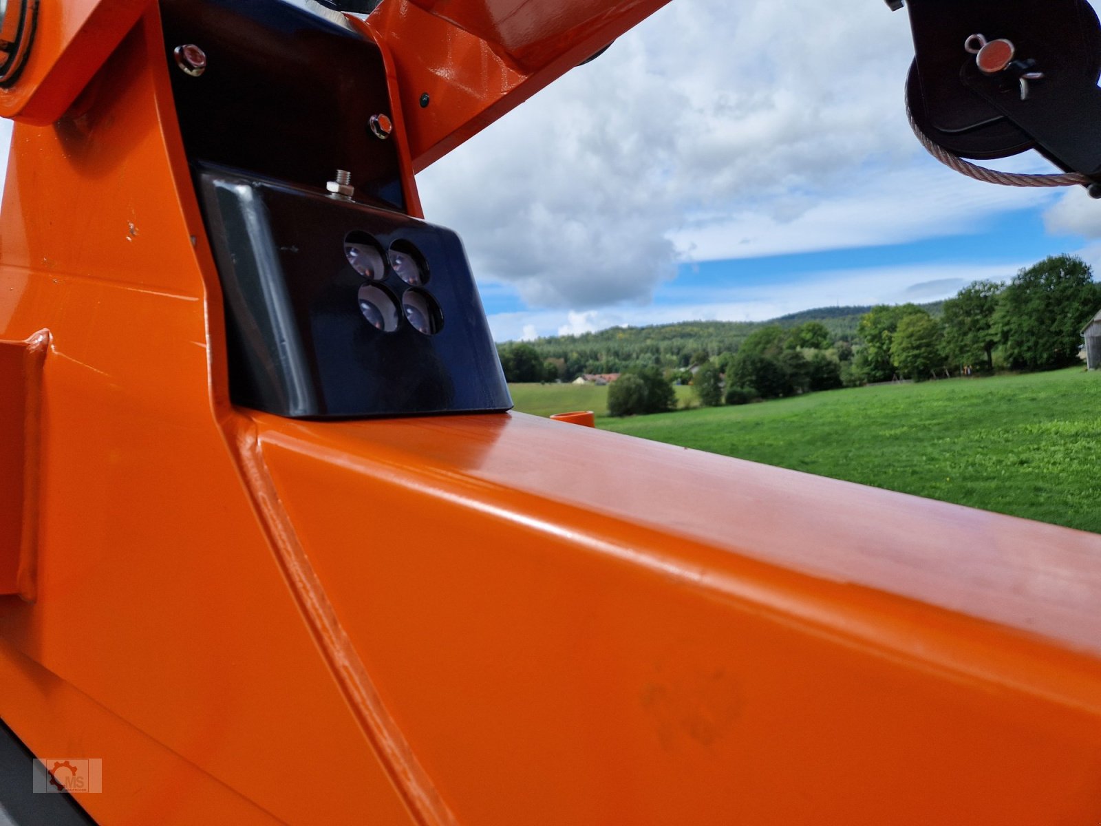 Rückewagen & Rückeanhänger typu MTM 12T 12to 9,80m Kran hydr. Vorgesteuerte Steuerung Druckluft Doppelrohrrahmen, Neumaschine v Tiefenbach (Obrázek 17)