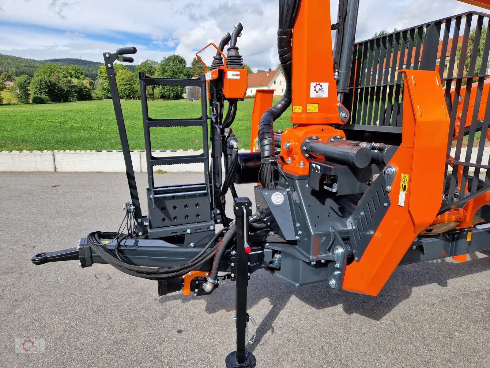 Rückewagen & Rückeanhänger typu MTM 12T 12to 9,80m Kran hydr. Vorgesteuerte Steuerung Druckluft Doppelrohrrahmen, Neumaschine v Tiefenbach (Obrázek 28)