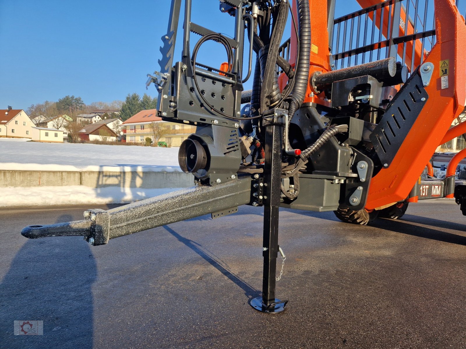 Rückewagen & Rückeanhänger of the type MTM 13T 13to 8,10m Kran Druckluft Doppelrohrrahmen Eigenölversorgung Kranseilwinde, Neumaschine in Tiefenbach (Picture 18)
