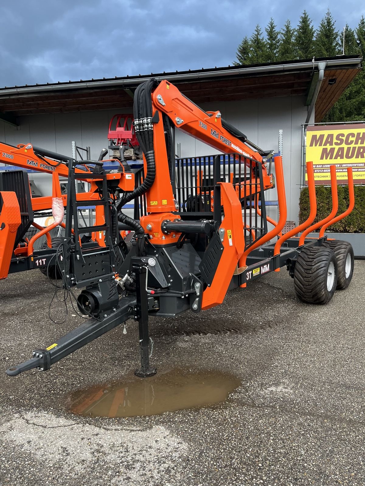 Rückewagen & Rückeanhänger a típus MTM 13T Rückewagen mit 7,3m Kran, Neumaschine ekkor: Bad Leonfelden (Kép 1)