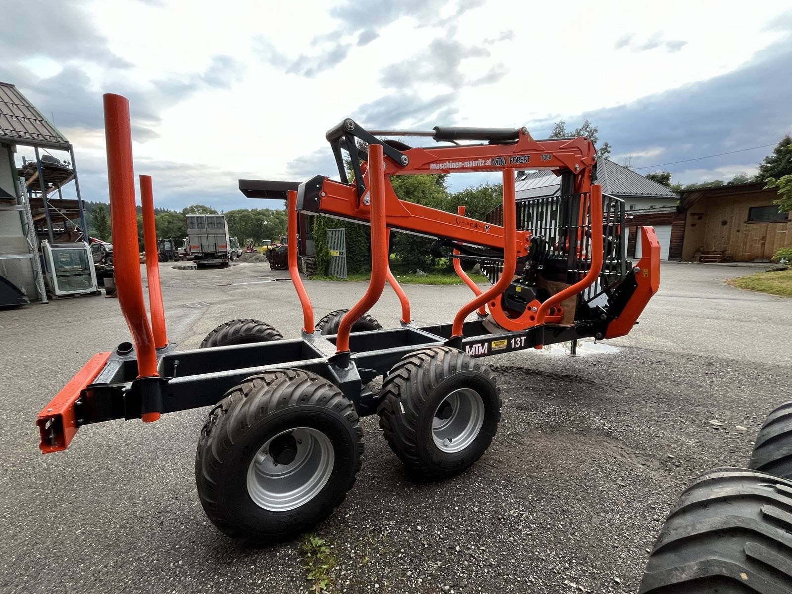Rückewagen & Rückeanhänger del tipo MTM 13T Rückewagen mit MTM 7300 Forstkran, Gebrauchtmaschine In Bad Leonfelden (Immagine 8)
