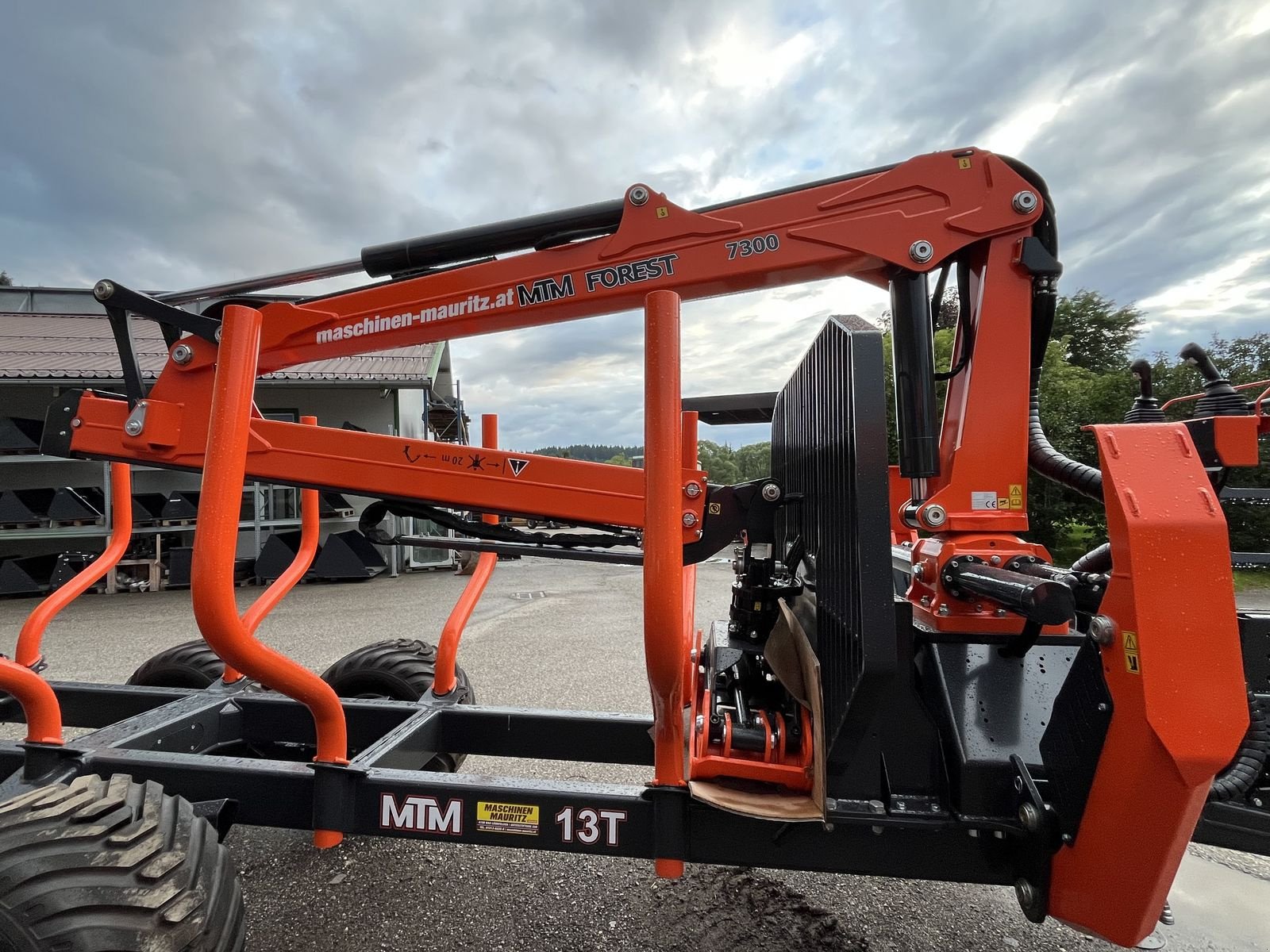 Rückewagen & Rückeanhänger del tipo MTM 13T Rückewagen mit MTM 7300 Forstkran, Gebrauchtmaschine In Bad Leonfelden (Immagine 9)