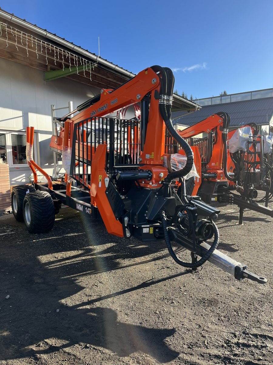 Rückewagen & Rückeanhänger typu MTM 14T mit MTM 9000 Kran, Neumaschine w Bad Leonfelden (Zdjęcie 1)