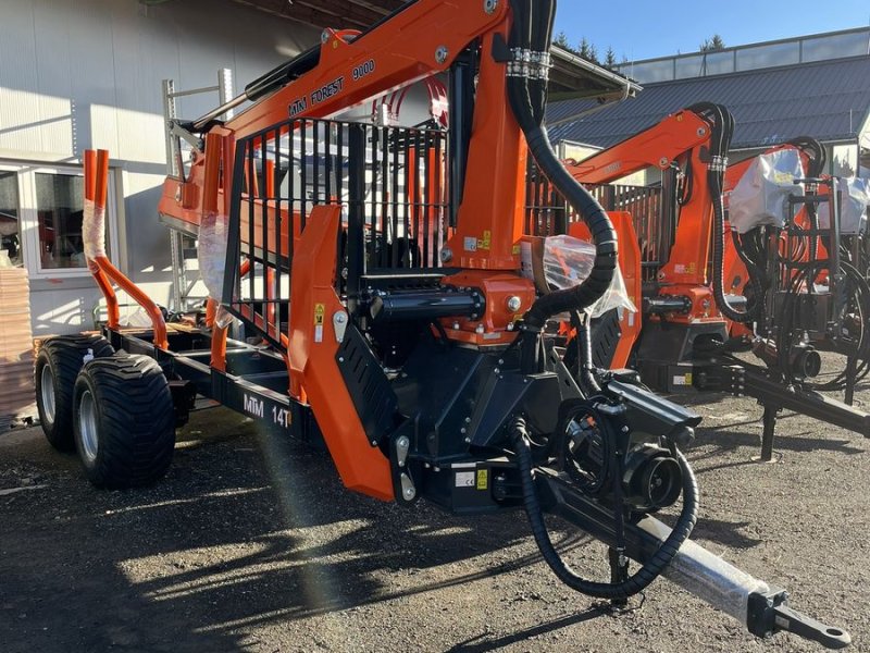 Rückewagen & Rückeanhänger typu MTM 14T mit MTM 9000 Kran, Neumaschine w Bad Leonfelden