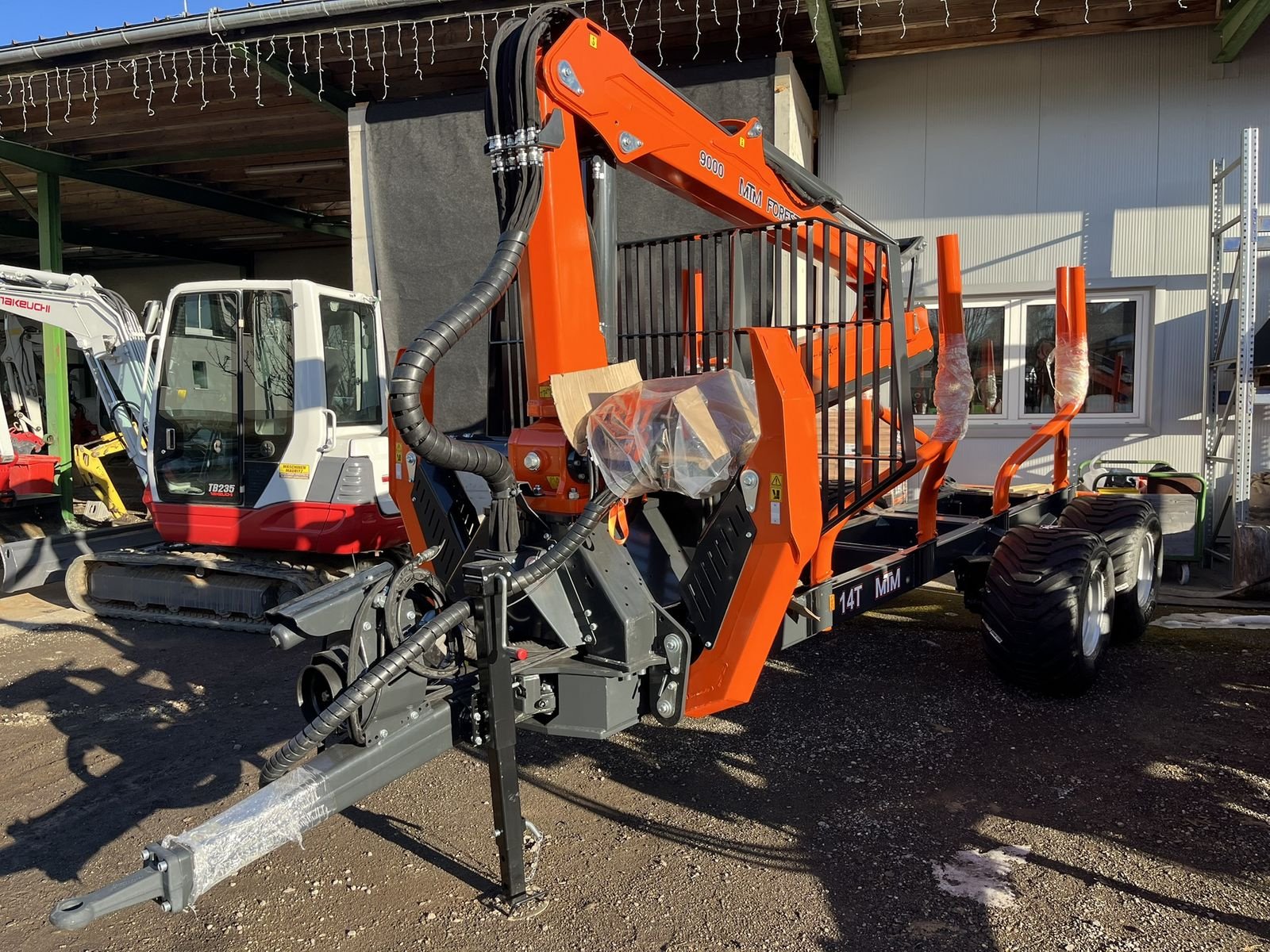 Rückewagen & Rückeanhänger typu MTM 14T mit MTM 9000 Kran, Neumaschine w Bad Leonfelden (Zdjęcie 8)