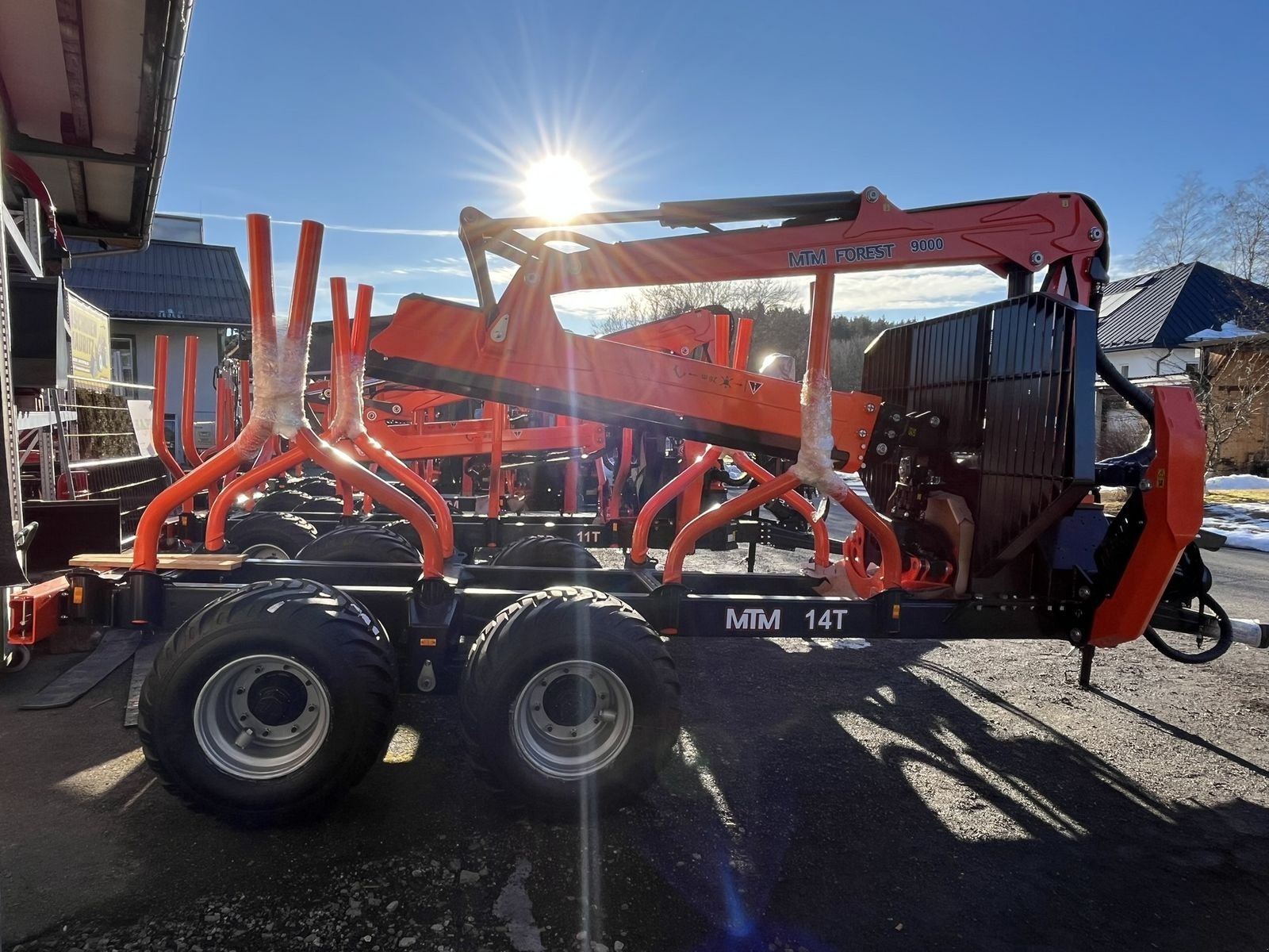 Rückewagen & Rückeanhänger typu MTM 14T mit MTM 9000 Kran, Neumaschine w Bad Leonfelden (Zdjęcie 3)