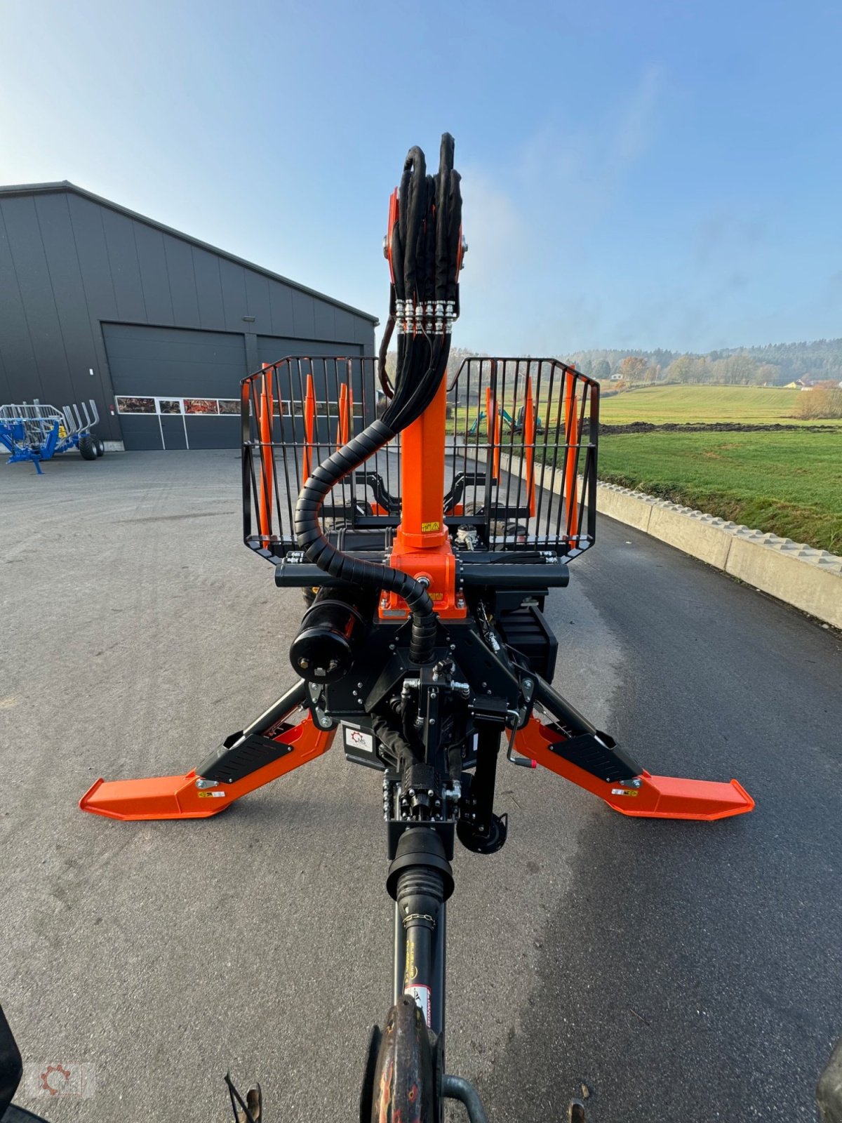 Rückewagen & Rückeanhänger typu MTM 17T 17to 9,80m Kran Forwarder Rungen Druckluft Doppelrohrrahmen, Neumaschine v Tiefenbach (Obrázek 7)