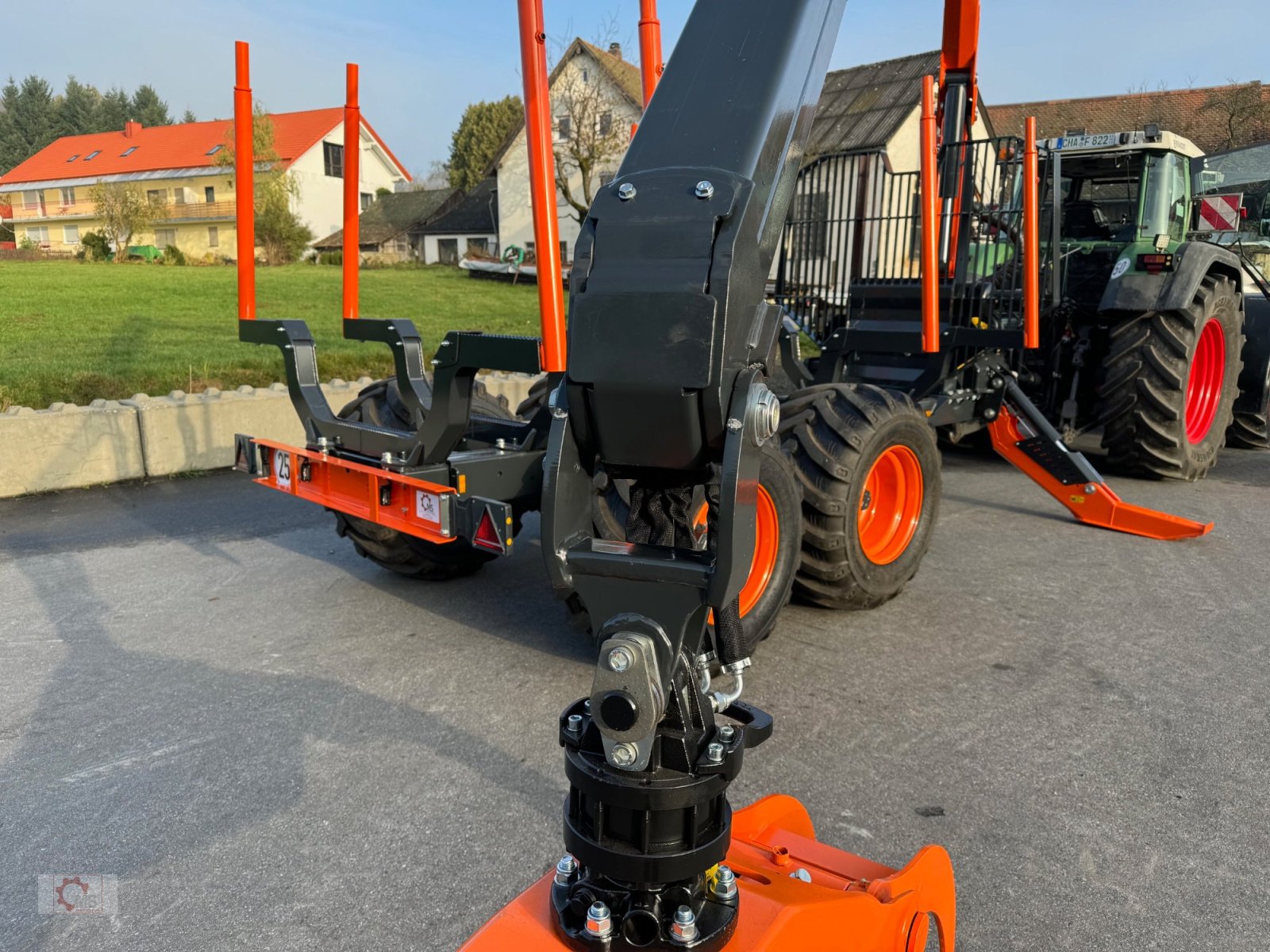 Rückewagen & Rückeanhänger typu MTM 17T 17to 9,80m Kran Forwarder Rungen Druckluft Doppelrohrrahmen, Neumaschine v Tiefenbach (Obrázek 9)