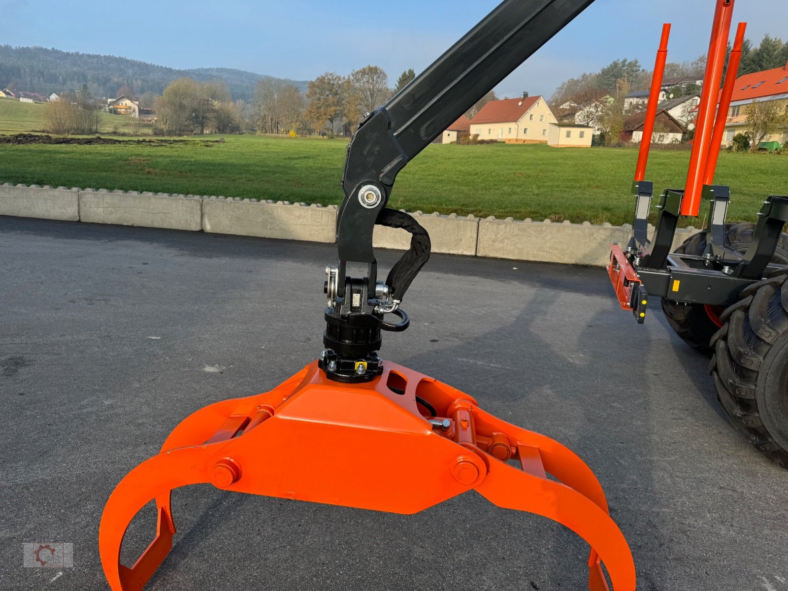 Rückewagen & Rückeanhänger typu MTM 17T 17to 9,80m Kran Forwarder Rungen Druckluft Doppelrohrrahmen, Neumaschine w Tiefenbach (Zdjęcie 8)