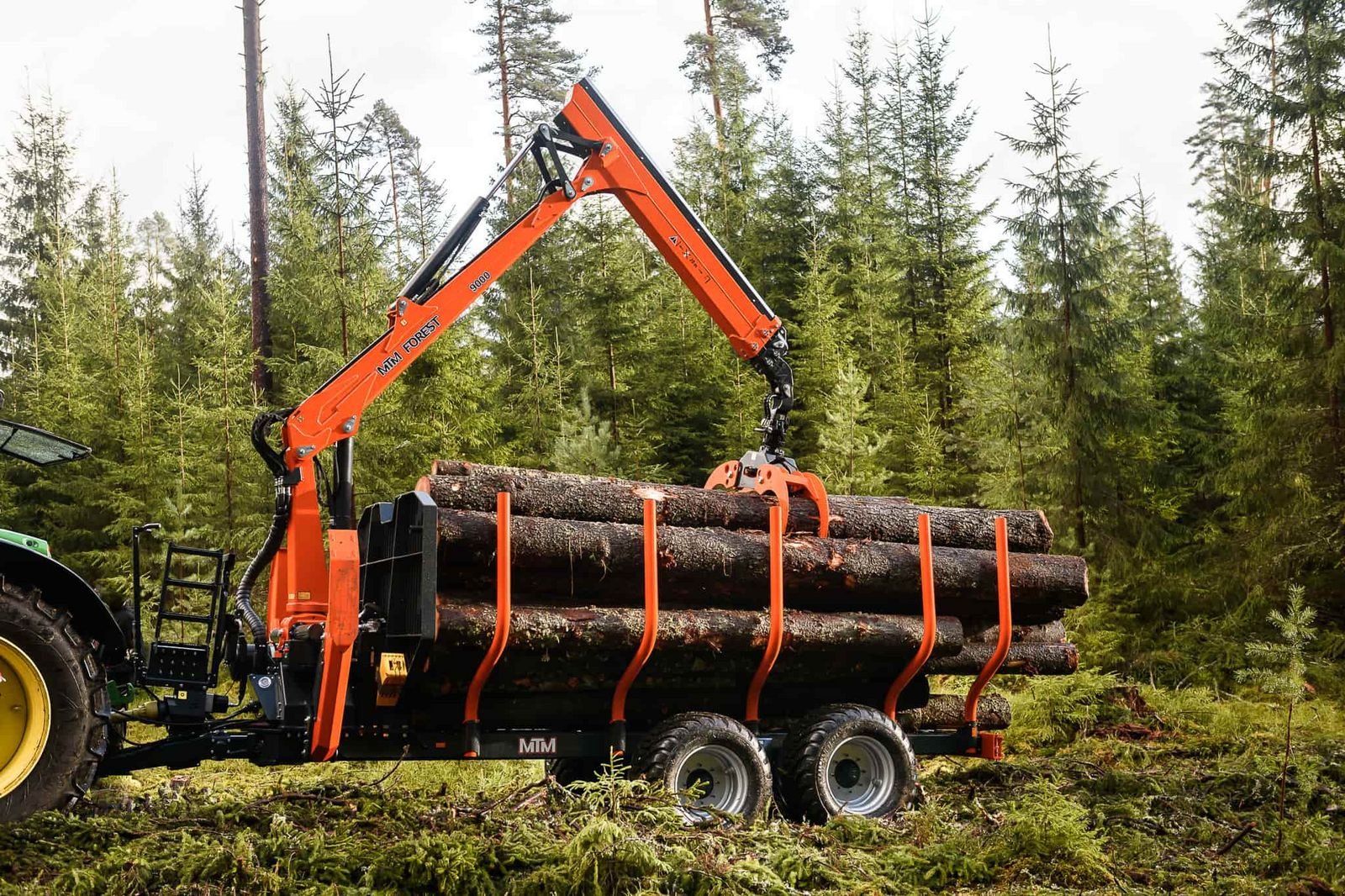 Rückewagen & Rückeanhänger typu MTM Rückewagen 10-17 Tonnen, MTM 6,6m-9m Forstkran, Neumaschine v Bad Leonfelden (Obrázek 10)
