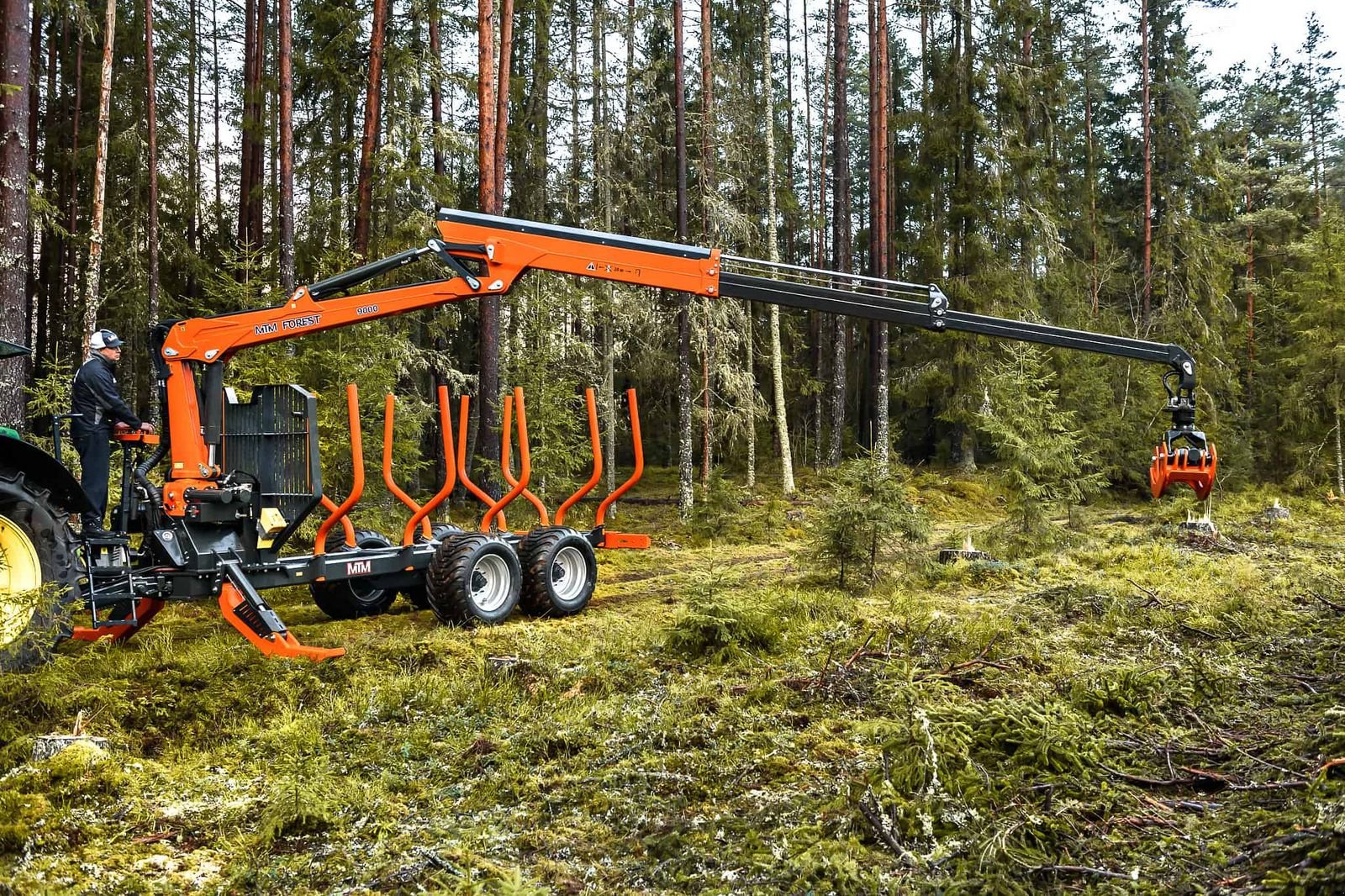 Rückewagen & Rückeanhänger typu MTM Rückewagen 10-17 Tonnen, MTM 6,6m-9m Forstkran, Neumaschine v Bad Leonfelden (Obrázek 7)