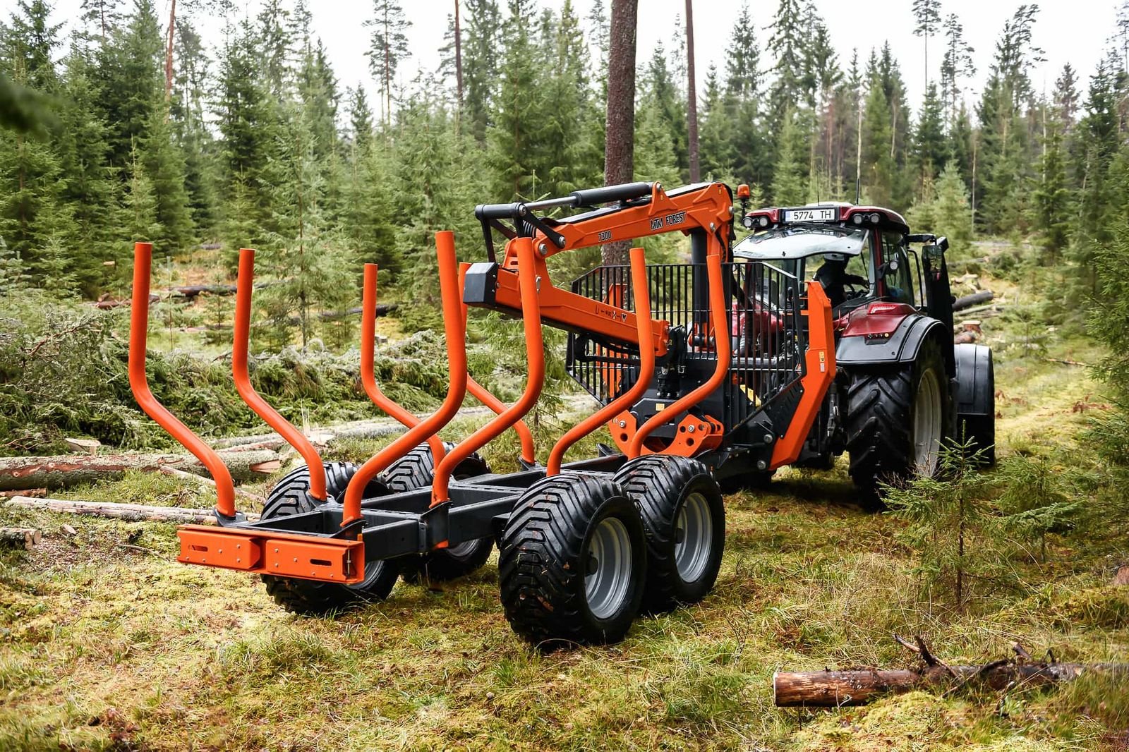 Rückewagen & Rückeanhänger des Typs MTM Rückewagen 10-17 Tonnen, MTM 6,6m-9m Forstkran, Gebrauchtmaschine in Bad Leonfelden (Bild 5)