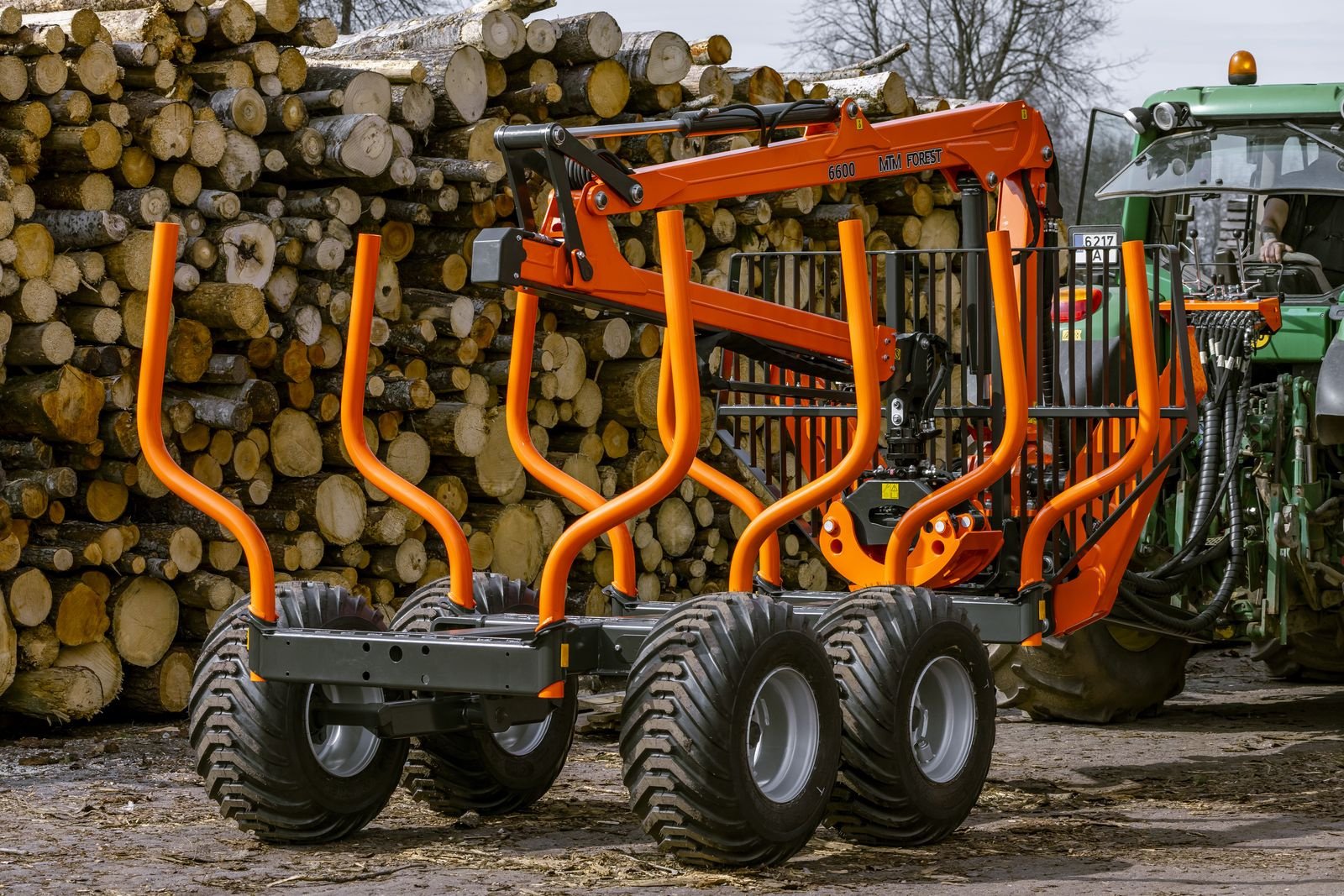 Rückewagen & Rückeanhänger of the type MTM Rückewagen 10-17 Tonnen, MTM 6,6m-9m Forstkran, Gebrauchtmaschine in Bad Leonfelden (Picture 3)