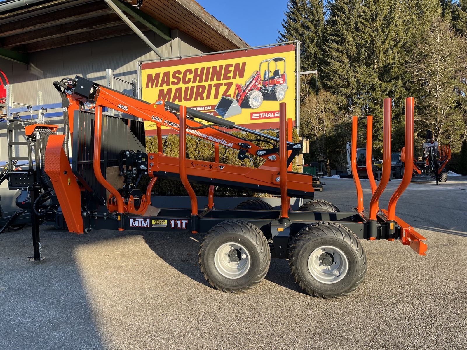 Rückewagen & Rückeanhänger of the type MTM Rückewagen 10-17 Tonnen, MTM 6,6m-9m Forstkran, Neumaschine in Bad Leonfelden (Picture 5)