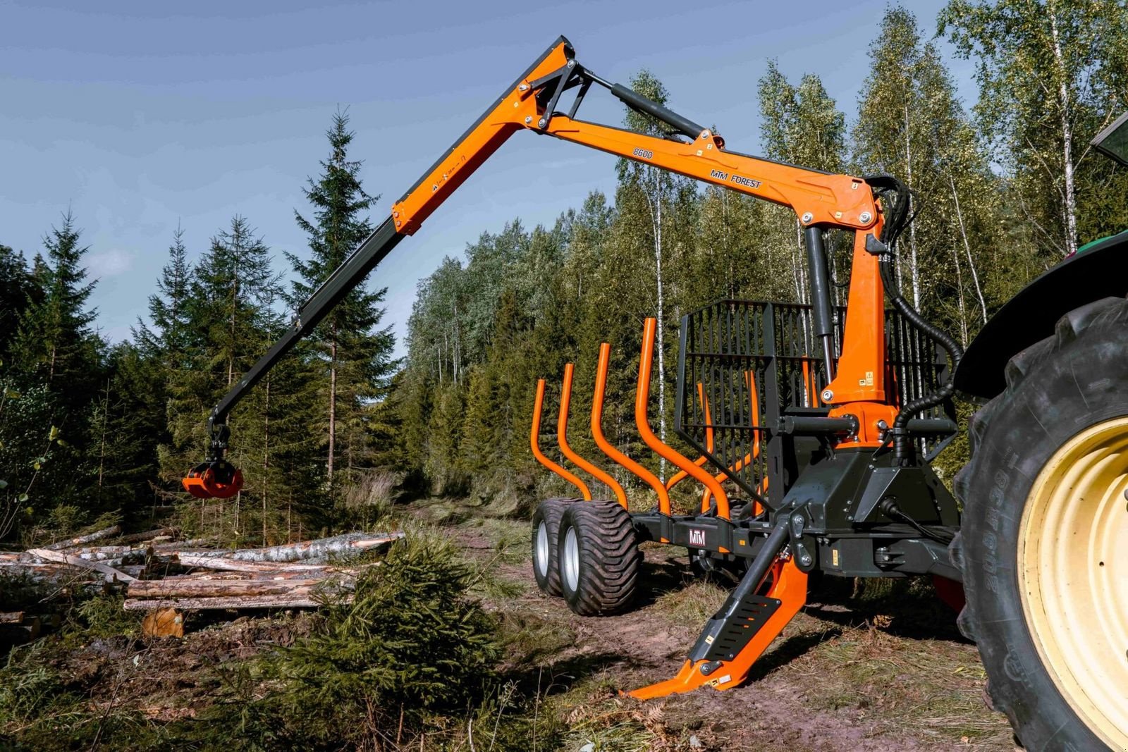 Rückewagen & Rückeanhänger of the type MTM Rückewagen 10-17 Tonnen, MTM 6,6m-9m Forstkran, Neumaschine in Bad Leonfelden (Picture 17)