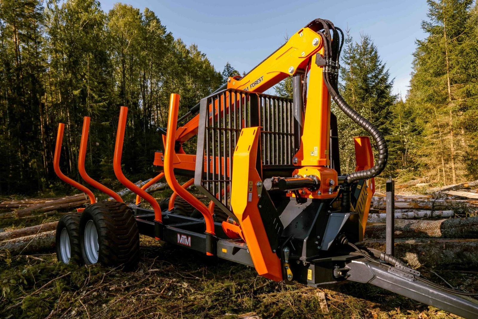 Rückewagen & Rückeanhänger of the type MTM Rückewagen 10-17 Tonnen, MTM 6,6m-9m Forstkran, Neumaschine in Bad Leonfelden (Picture 16)