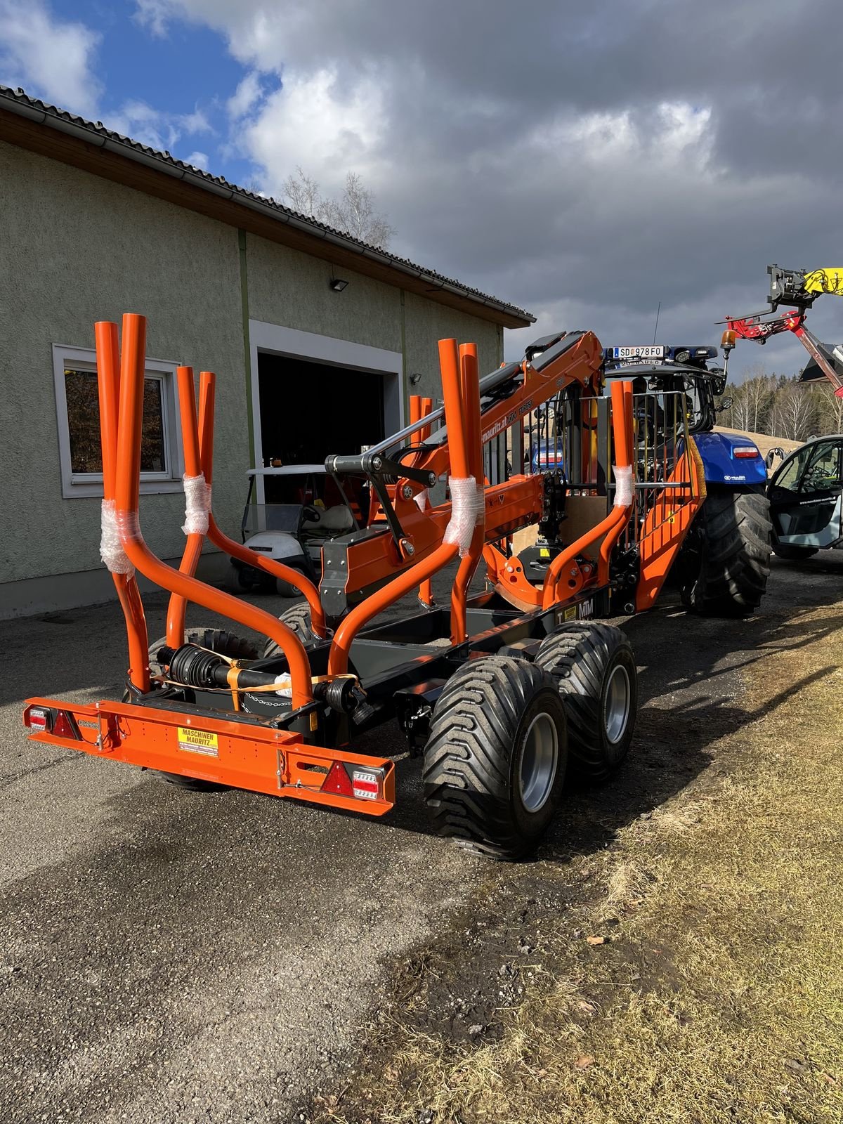 Rückewagen & Rückeanhänger of the type MTM Rückewagen 10-17 Tonnen, MTM 6,6m-9m Forstkran, Neumaschine in Bad Leonfelden (Picture 13)