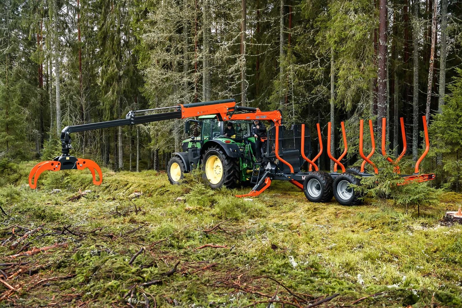 Rückewagen & Rückeanhänger du type MTM Rückewagen 10-17 Tonnen, MTM 6,6m-9m Forstkran, Gebrauchtmaschine en Bad Leonfelden (Photo 5)