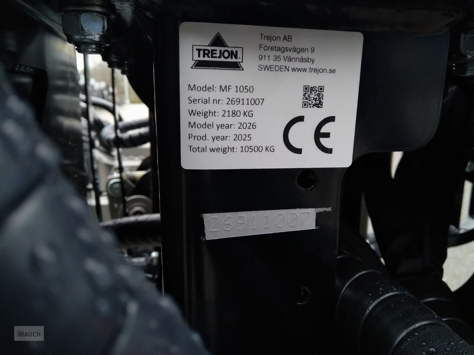 Rückewagen & Rückeanhänger Türe ait Multiforest MF1050 V7800, Neumaschine içinde Burgkirchen (resim 3)