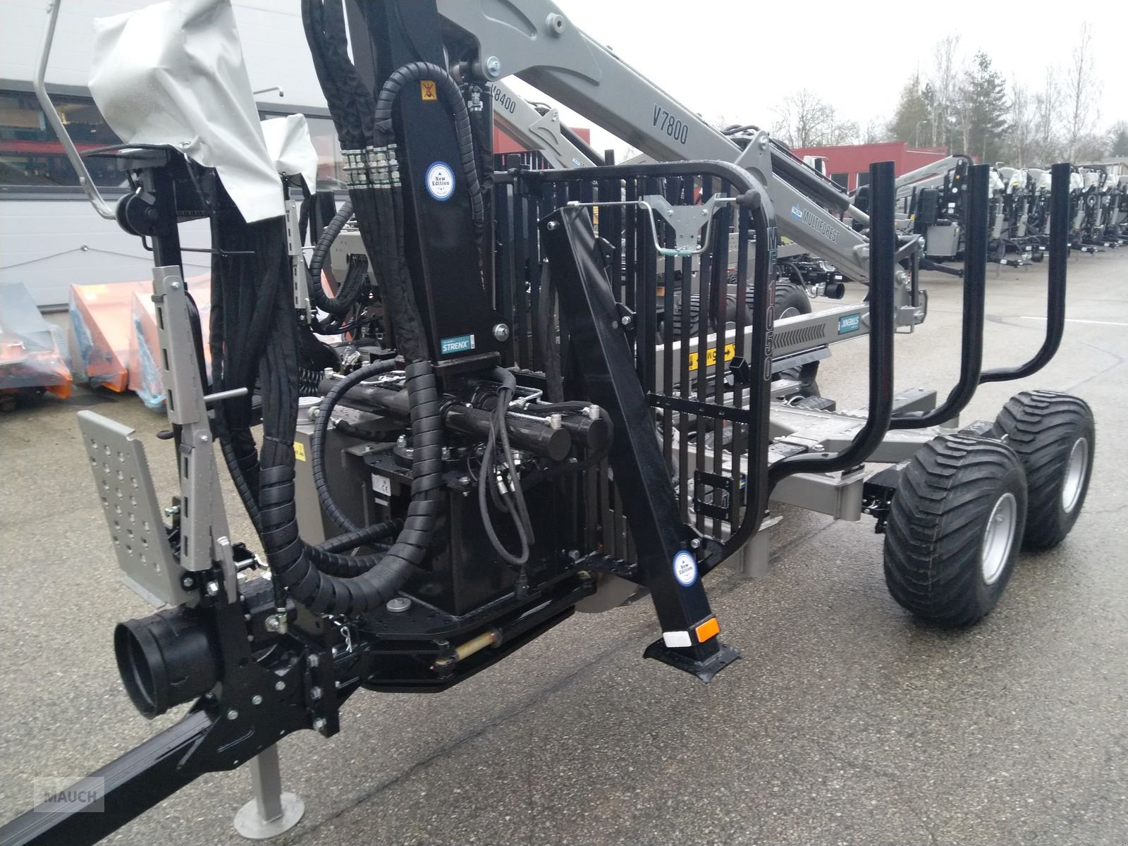 Rückewagen & Rückeanhänger Türe ait Multiforest MF1050 V7800, Neumaschine içinde Burgkirchen (resim 5)