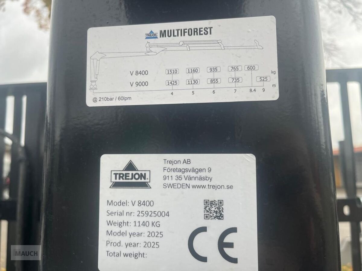 Rückewagen & Rückeanhänger a típus Multiforest MF1202 TEC V8400, Neumaschine ekkor: Burgkirchen (Kép 10)