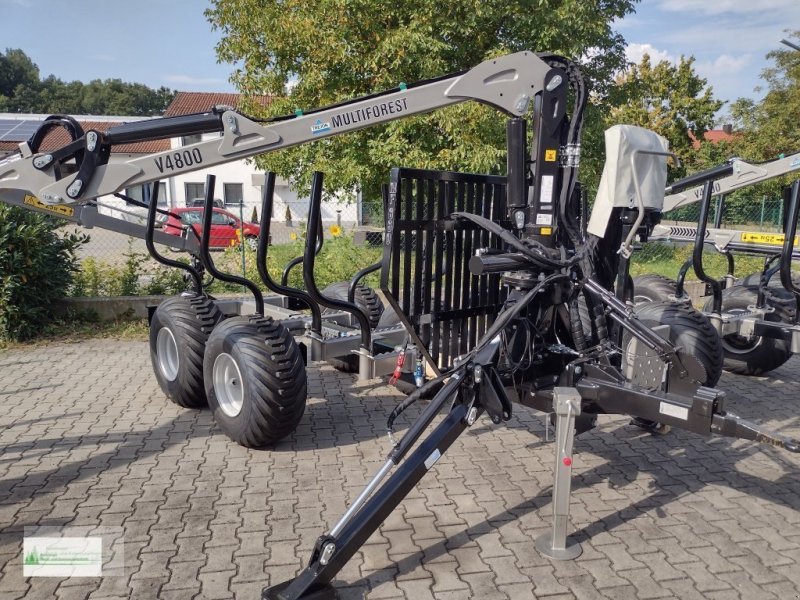 Rückewagen & Rückeanhänger tip Multiforest MF650 (6t) Kran V4800 (4,8m), Neumaschine in Haibach (Poză 1)