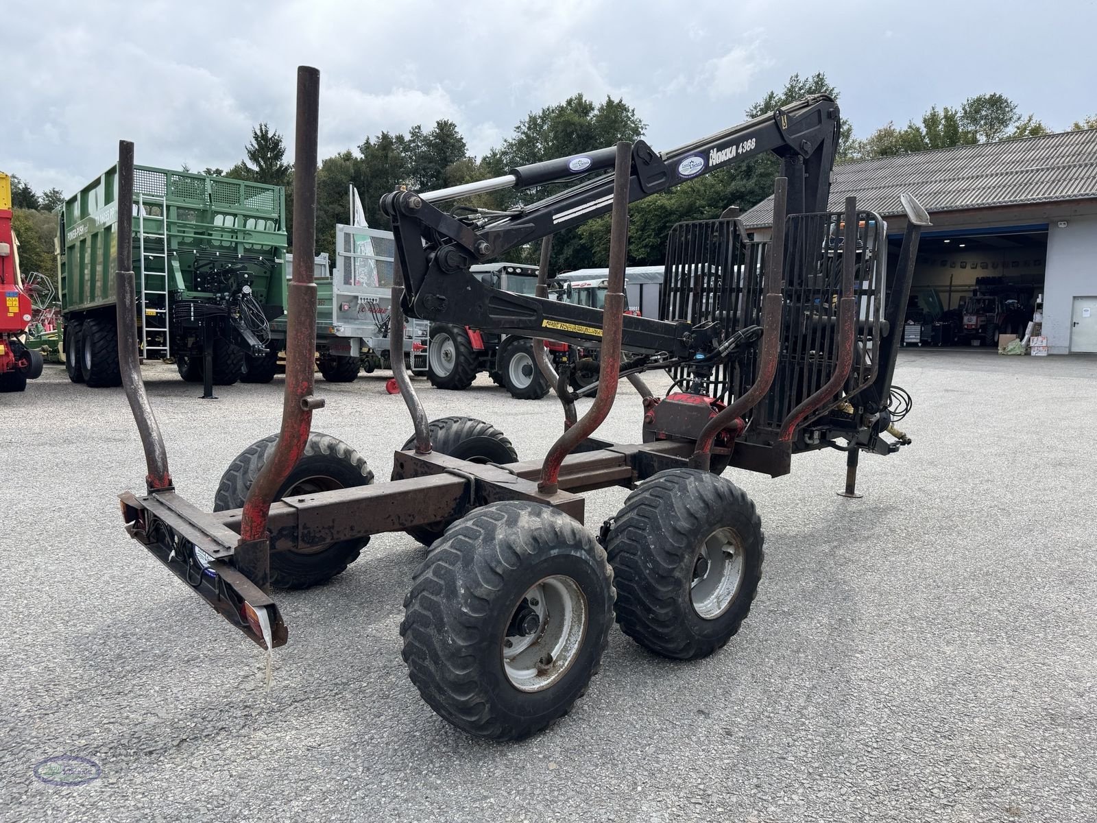 Rückewagen & Rückeanhänger Türe ait Nokka 951/3467, Gebrauchtmaschine içinde Münzkirchen (resim 9)