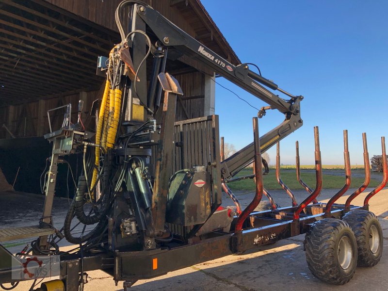 Rückewagen & Rückeanhänger des Typs Nokka 9to Rückewagen 4170 Kran Eigenölversorgung Druckluft, Gebrauchtmaschine in Tiefenbach