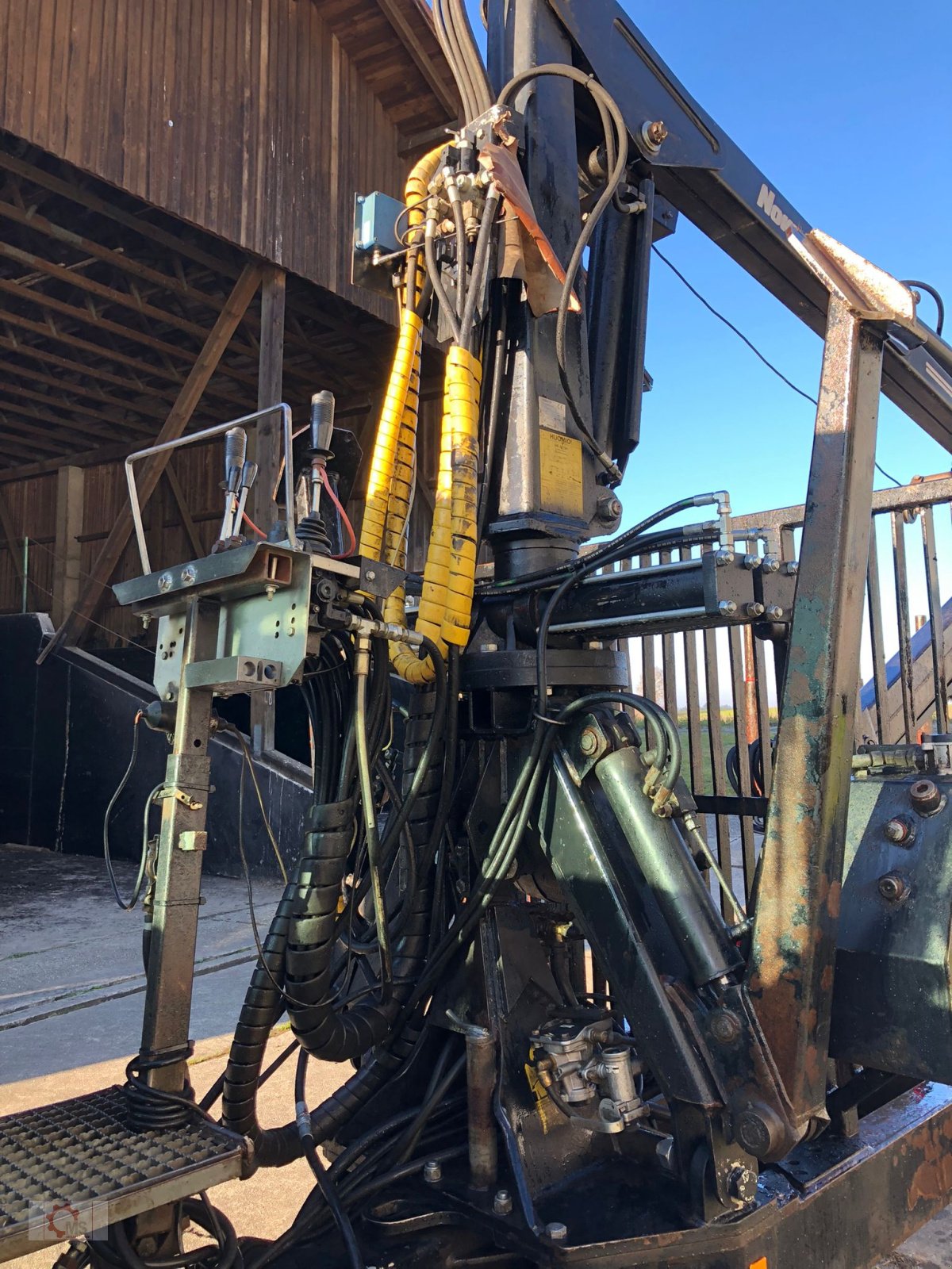 Rückewagen & Rückeanhänger des Typs Nokka 9to Rückewagen 4170 Kran Eigenölversorgung Druckluft, Gebrauchtmaschine in Tiefenbach (Bild 2)