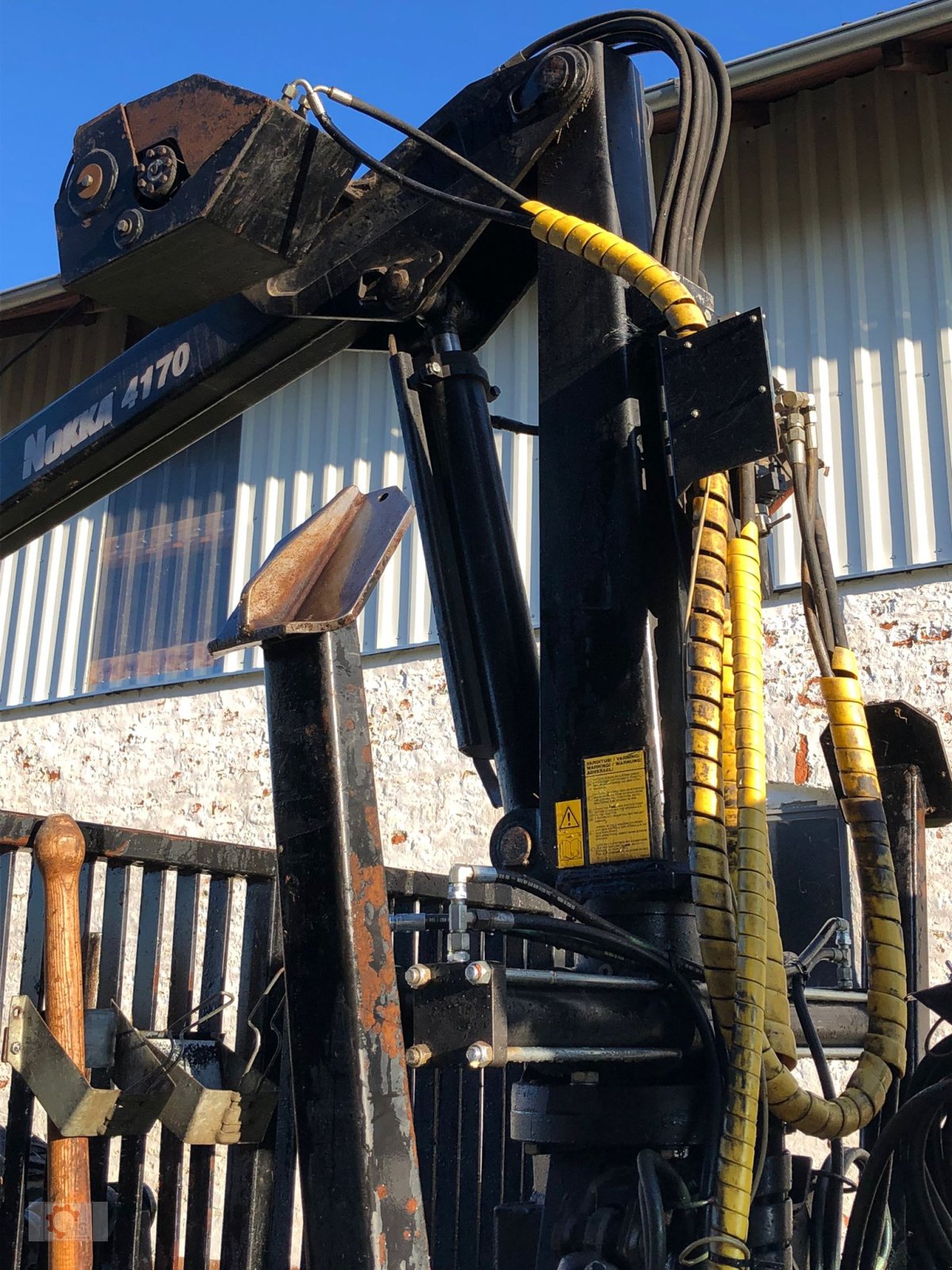 Rückewagen & Rückeanhänger des Typs Nokka 9to Rückewagen 4170 Kran Eigenölversorgung Druckluft, Gebrauchtmaschine in Tiefenbach (Bild 9)