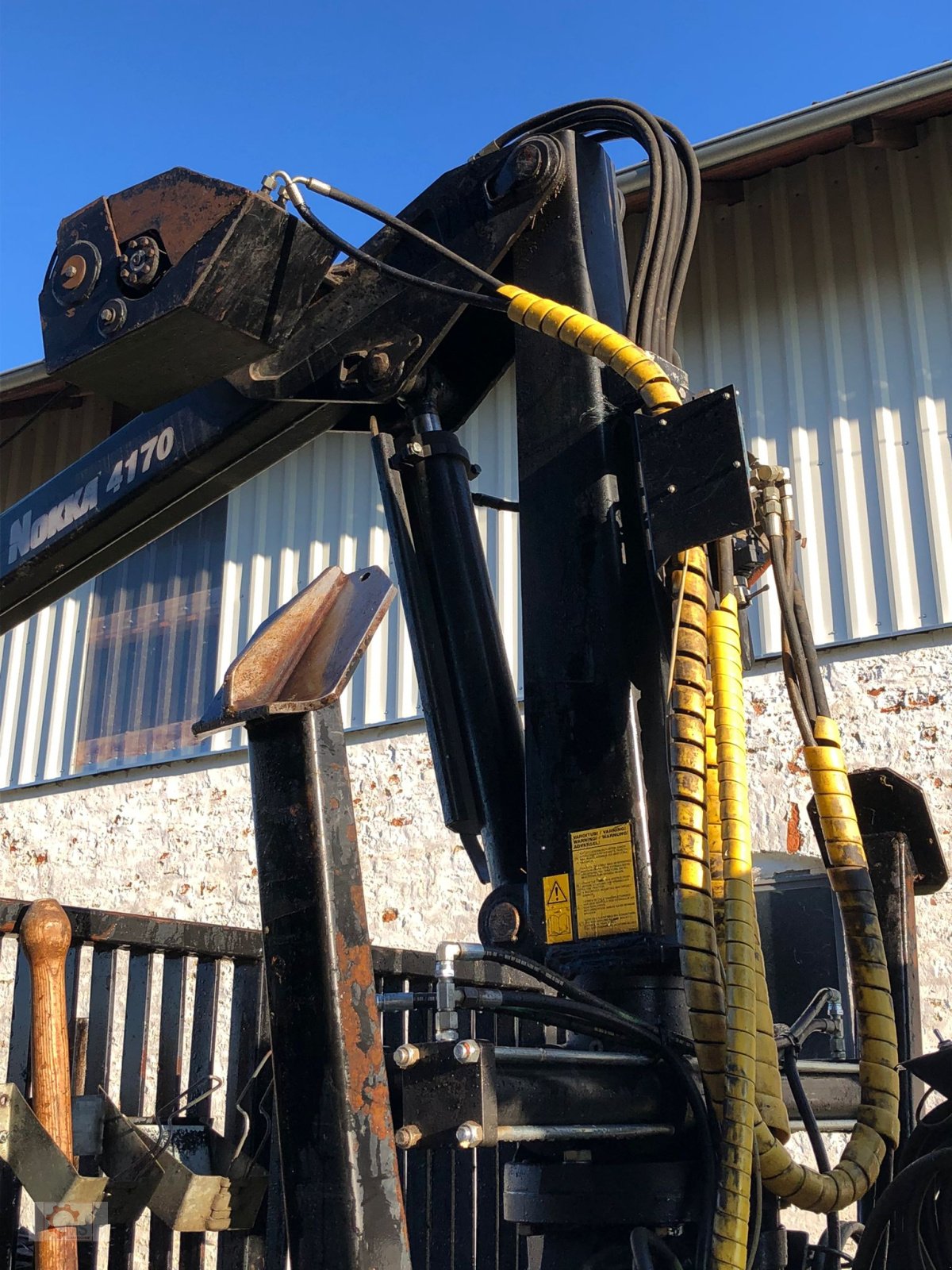 Rückewagen & Rückeanhänger des Typs Nokka 9to Rückewagen 4170 Kran Eigenölversorgung Druckluft, Gebrauchtmaschine in Tiefenbach (Bild 13)