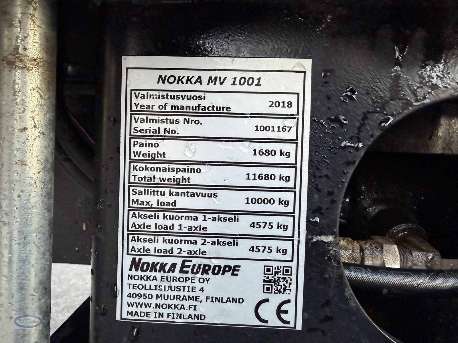 Rückewagen & Rückeanhänger des Typs Nokka MV 1001/HK 3767, Gebrauchtmaschine in Münzkirchen (Bild 9)