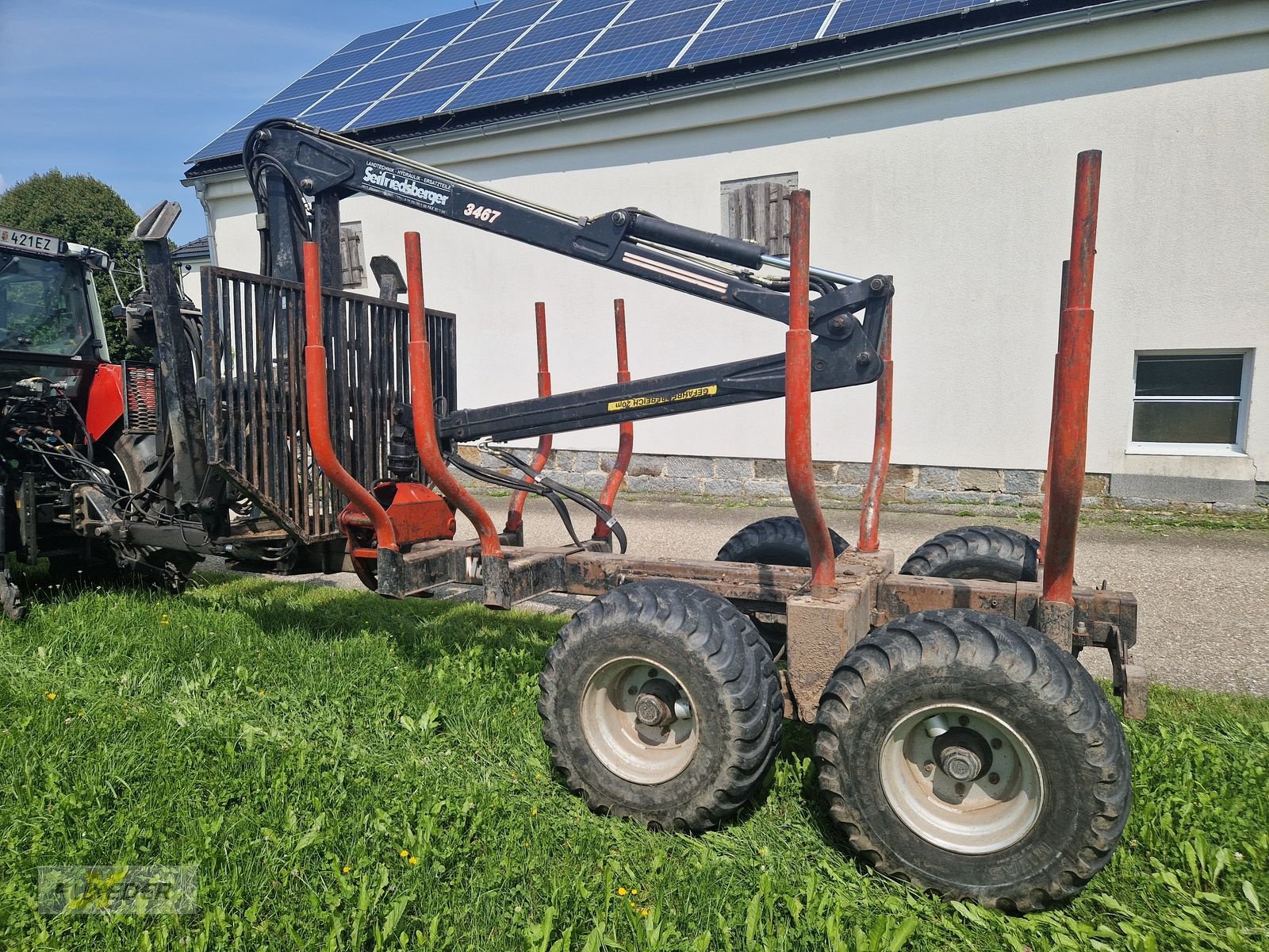 Rückewagen & Rückeanhänger tipa Nokka MV 91/Kran HK3467, Gebrauchtmaschine u Pattigham (Slika 1)