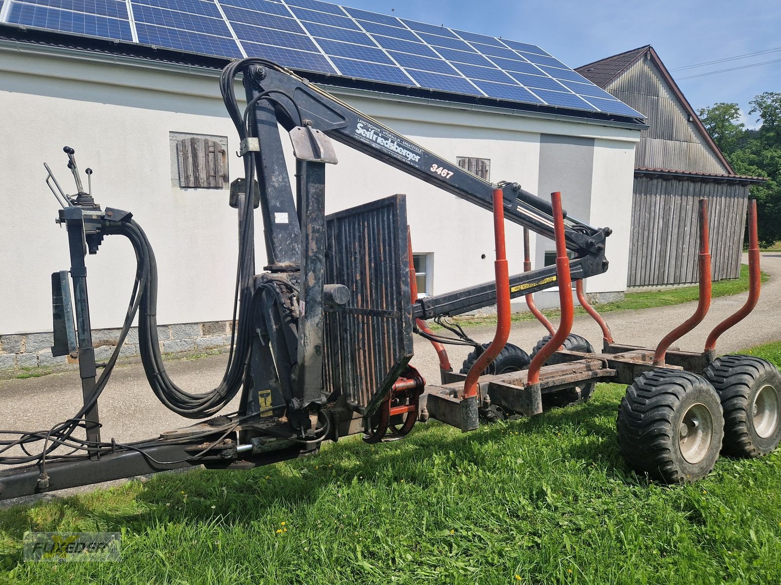 Rückewagen & Rückeanhänger tipa Nokka MV 91/Kran HK3467, Gebrauchtmaschine u Pattigham (Slika 5)