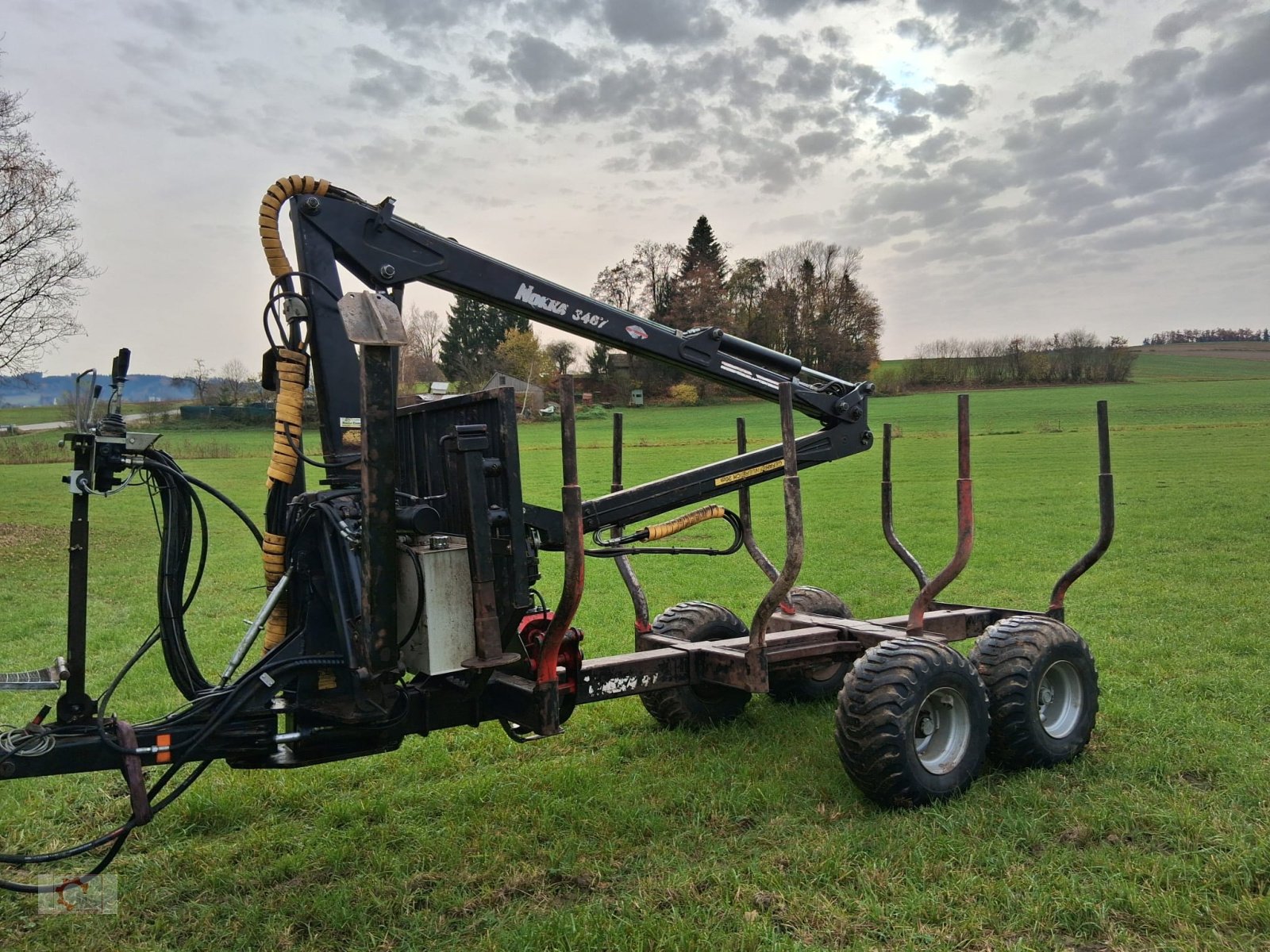 Rückewagen & Rückeanhänger типа Nokka MV 91 Rückewagen HK 3467 Kran Eigenölversorgung, Gebrauchtmaschine в Tiefenbach (Фотография 1)